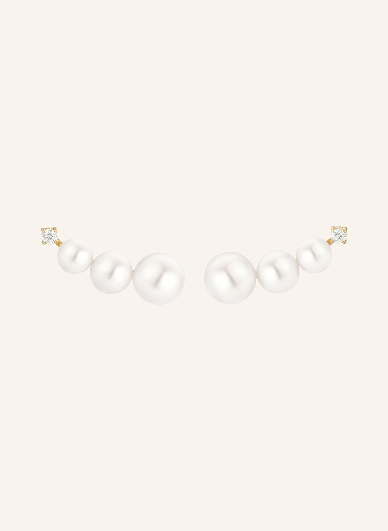 WEMPE Fine Jewelry Ohrstecker Twist: GOLD