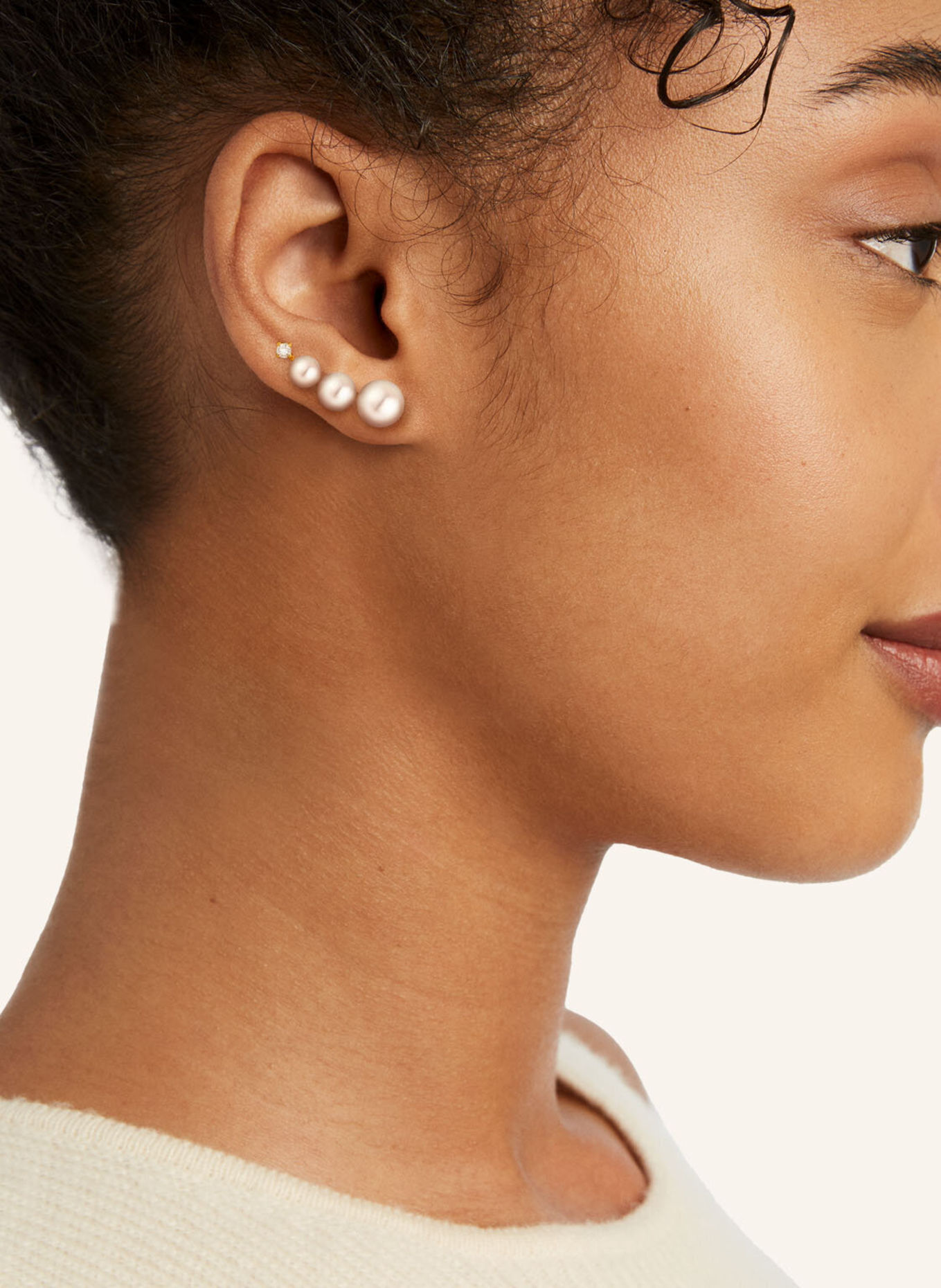 WEMPE Fine Jewelry Ohrstecker Twist: GOLD