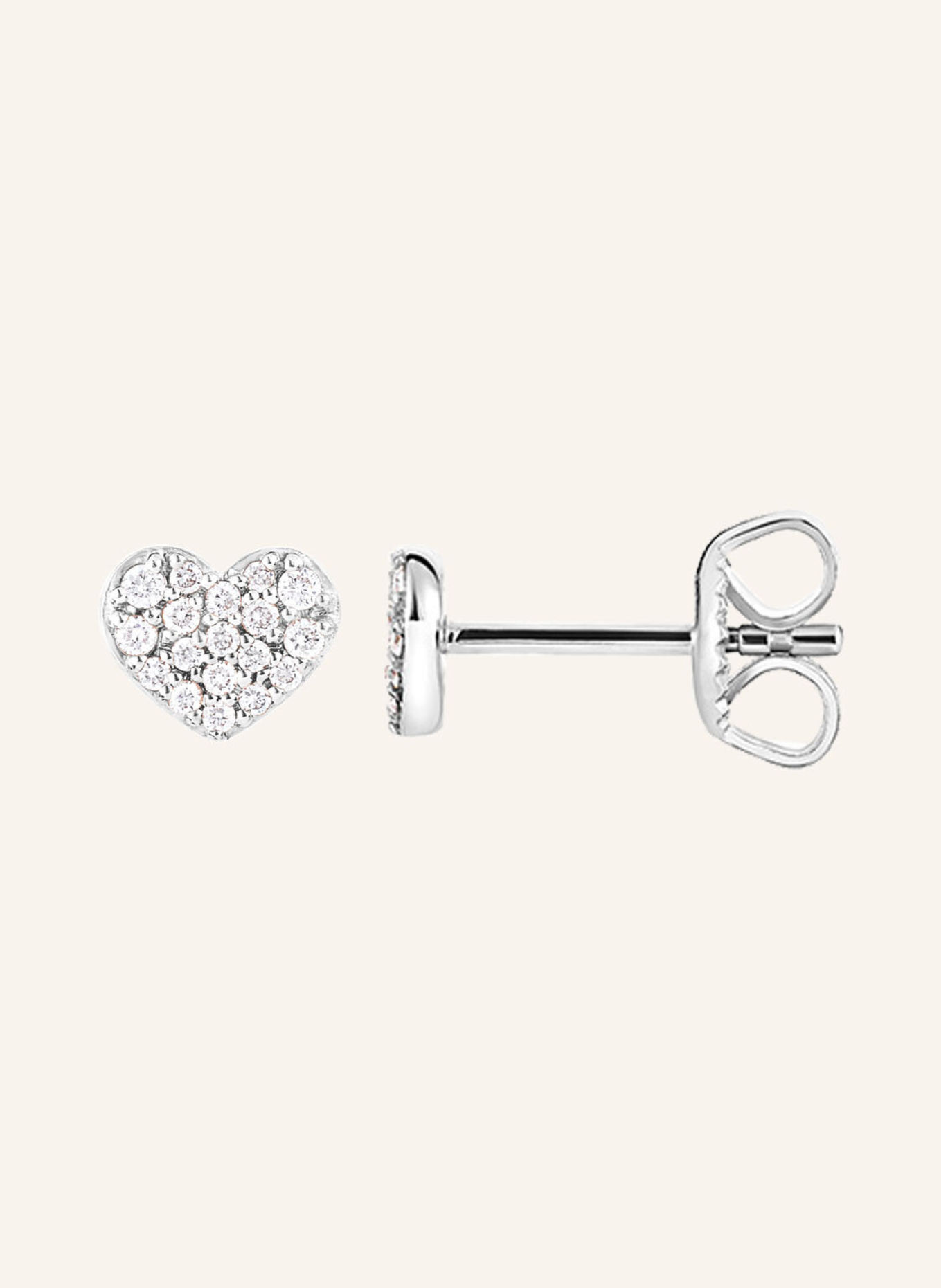 WEMPE Fine Jewelry Ohrringe MINIMALISM: WEISSGOLD