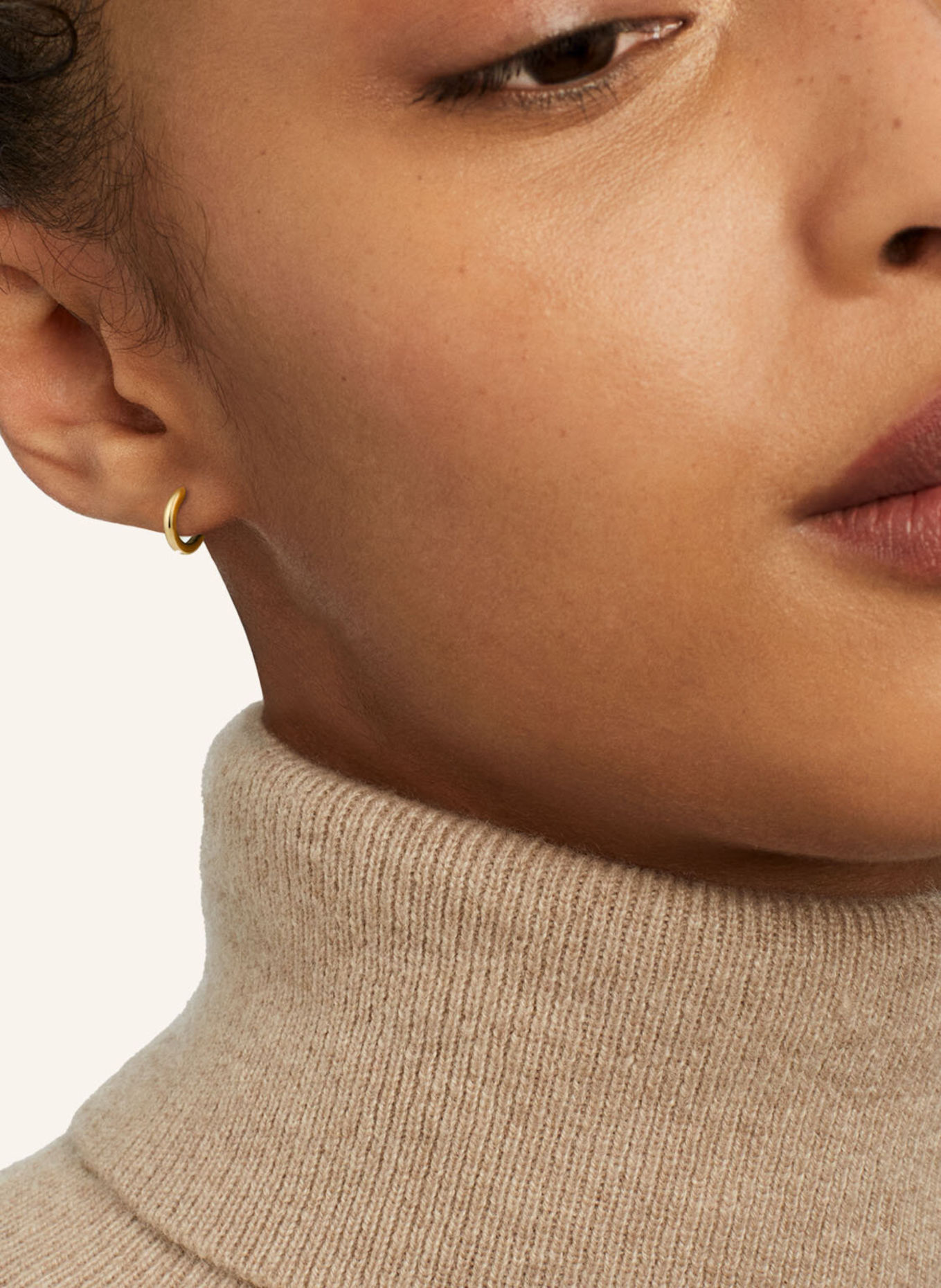 WEMPE Fine Jewelry Creole MINIMALISNM: WEISSGOLD