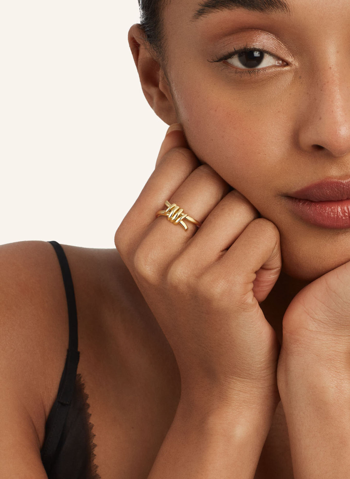 WEMPE Fine Jewelry Ring TWIST: GOLD
