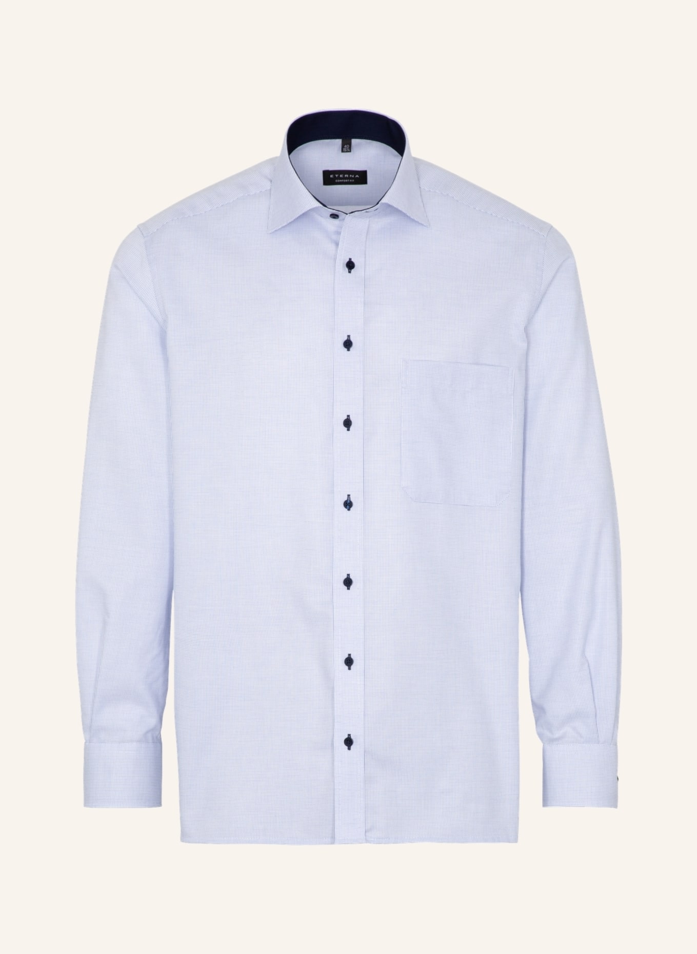 ETERNA Hemd COMFORT FIT: HELLBLAU