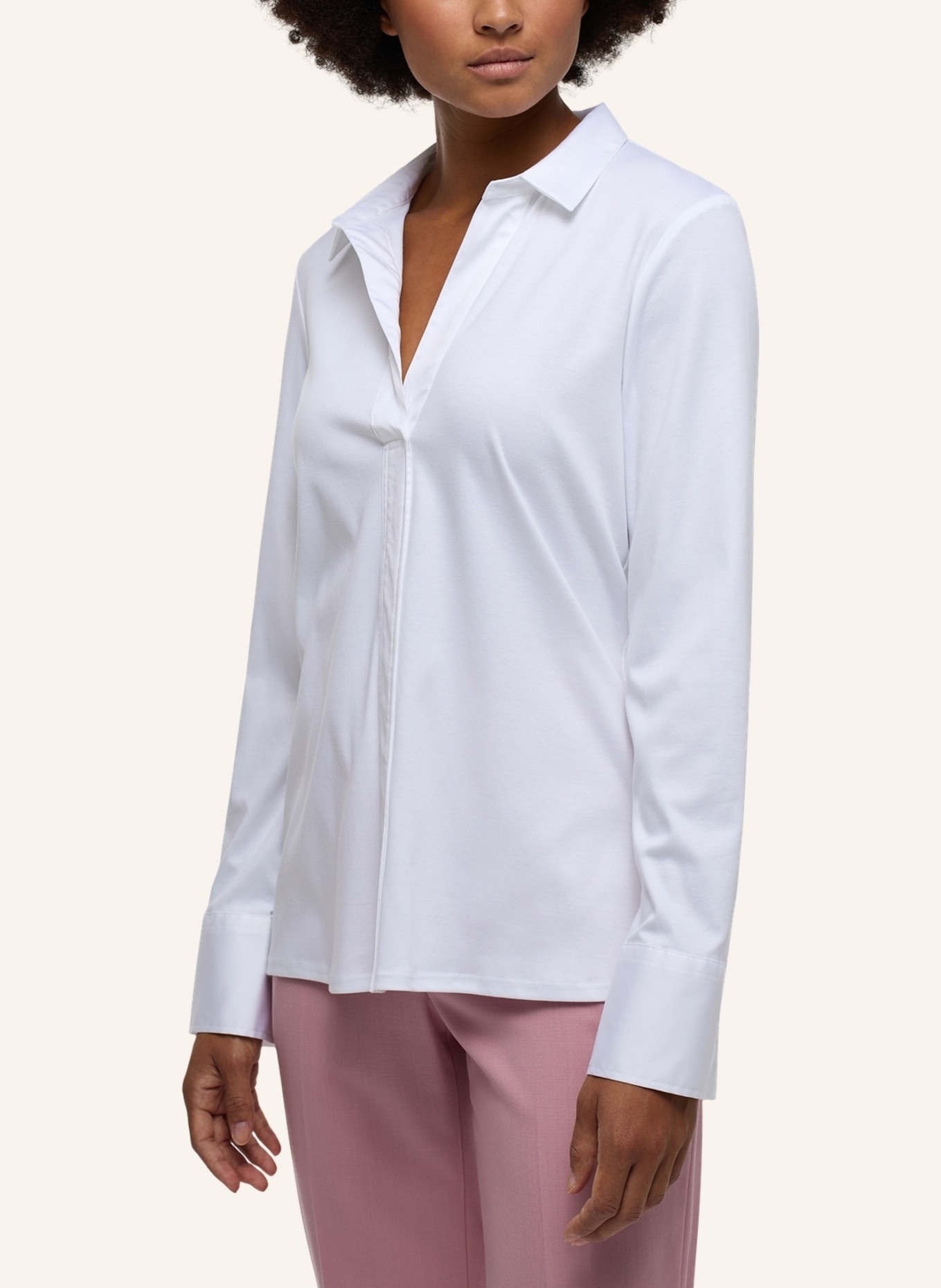 ETERNA Bluse REGULAR FIT, Farbe: WEISS (Bild 4)