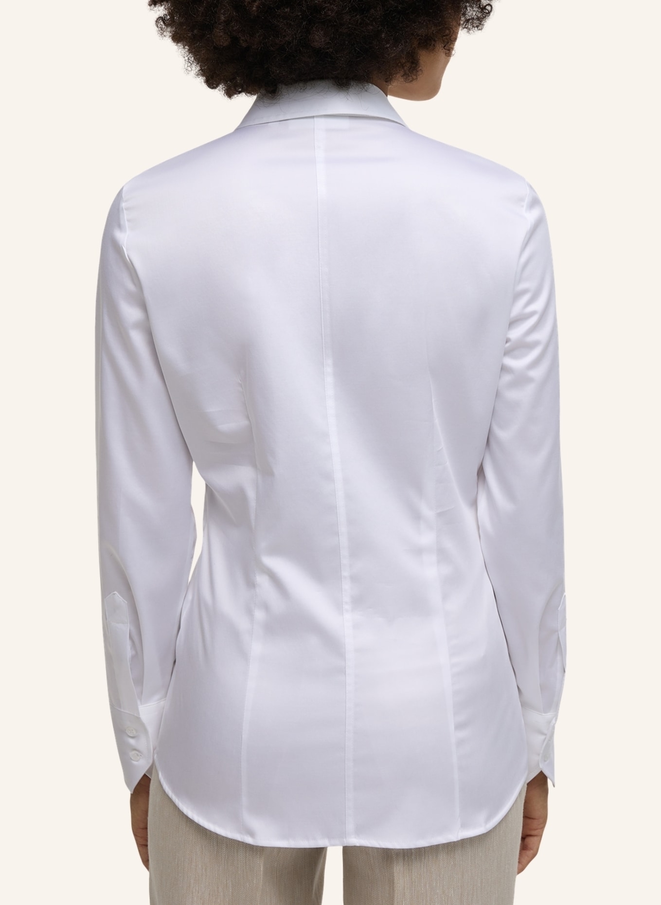 ETERNA weiss FITTED Bluse in