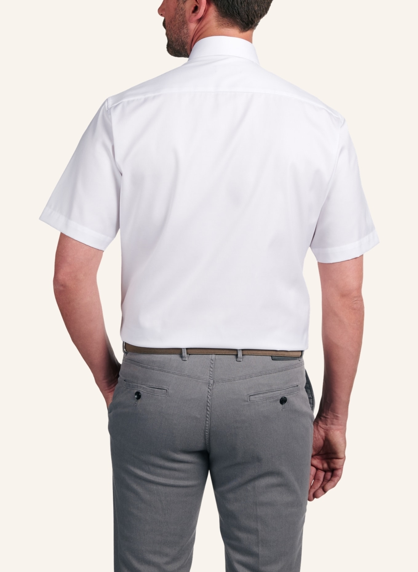 ETERNA Kurzarm-Hemd MODERN FIT: WEISS