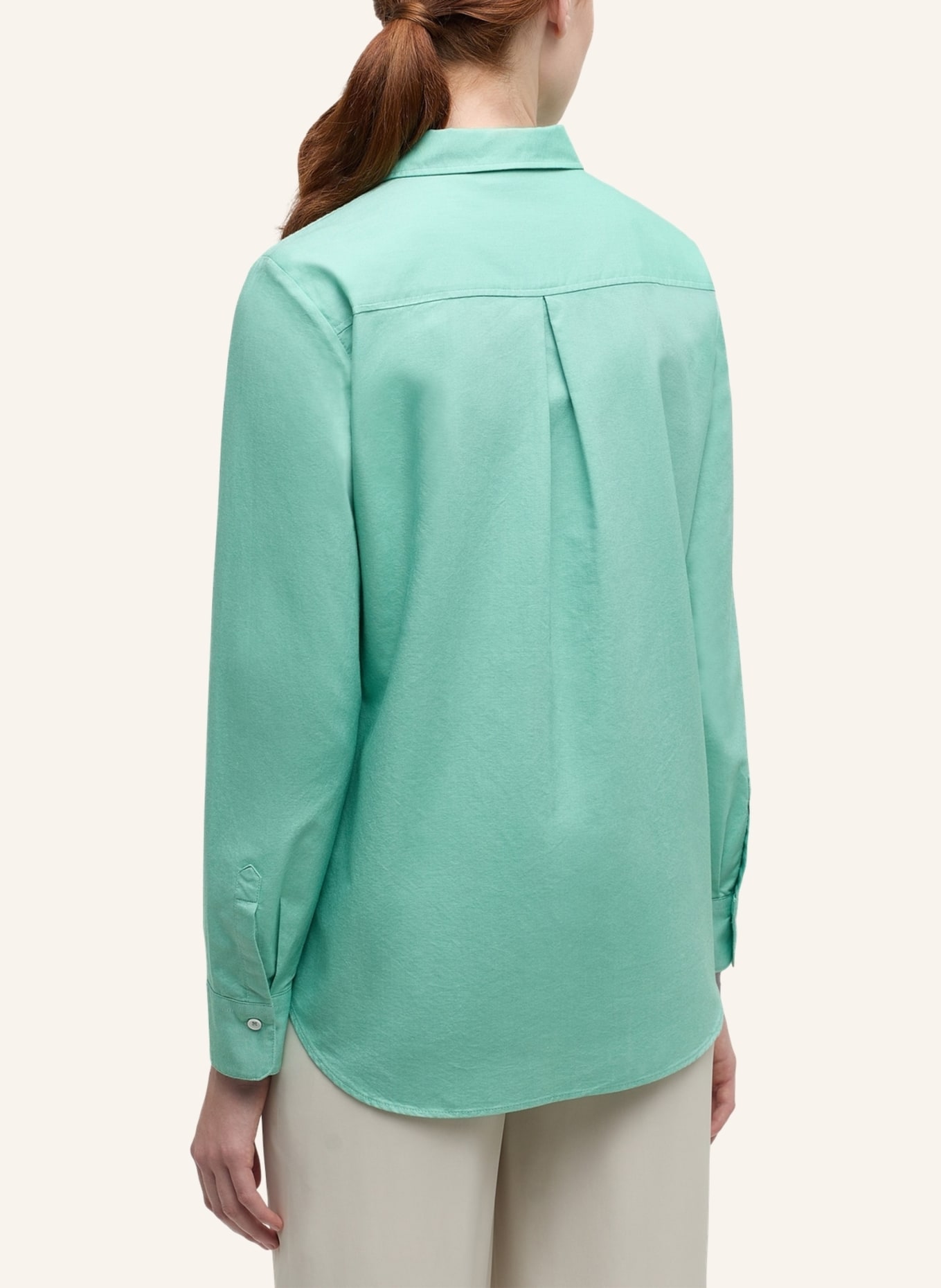 ETERNA Bluse FIT grün REGULAR in
