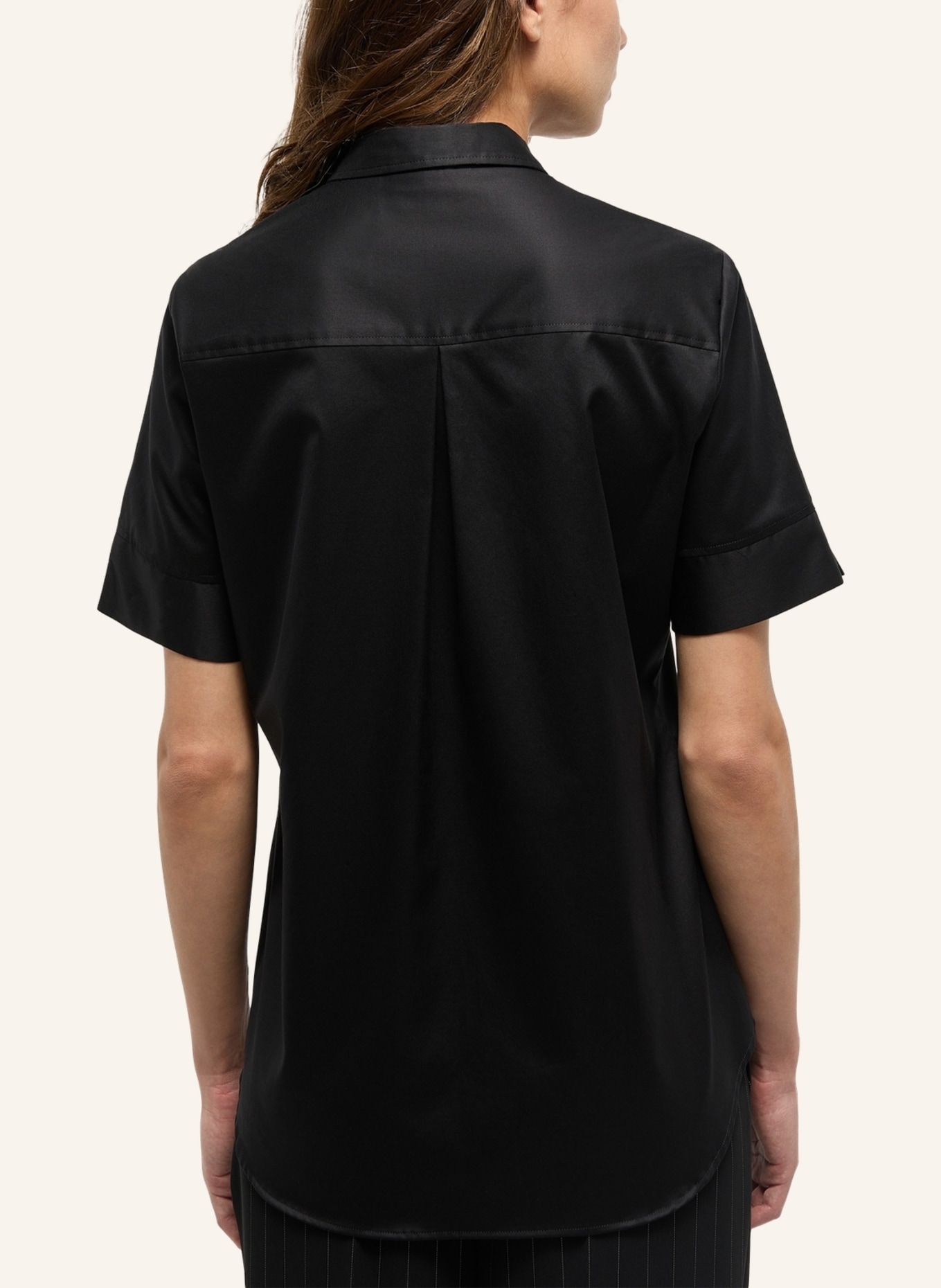 ETERNA Hemdbluse CITY: SCHWARZ