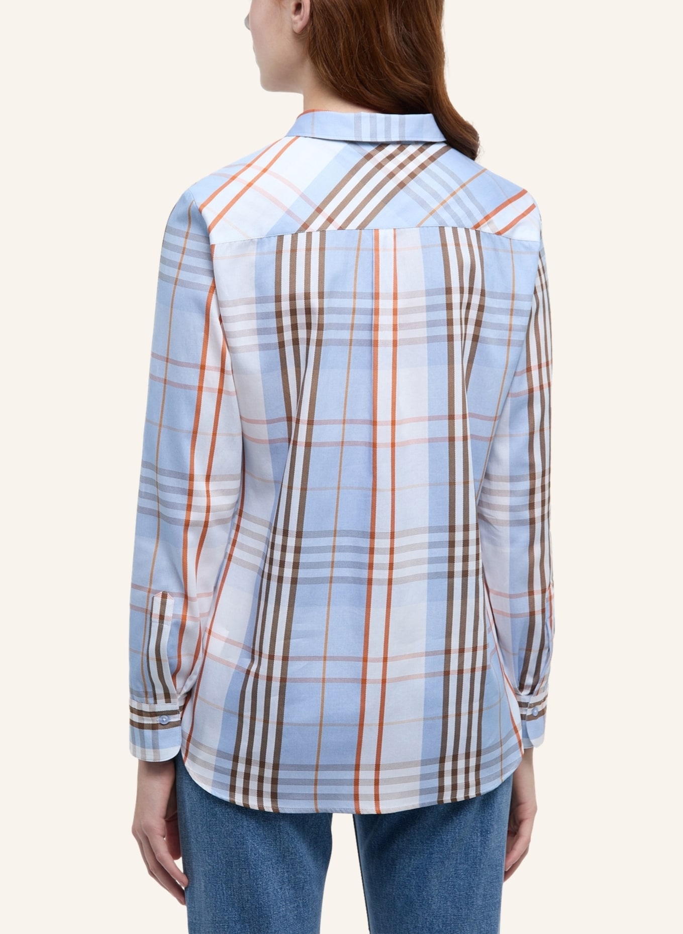 ETERNA Bluse REGULAR FIT, Farbe: HELLBLAU (Bild 2)