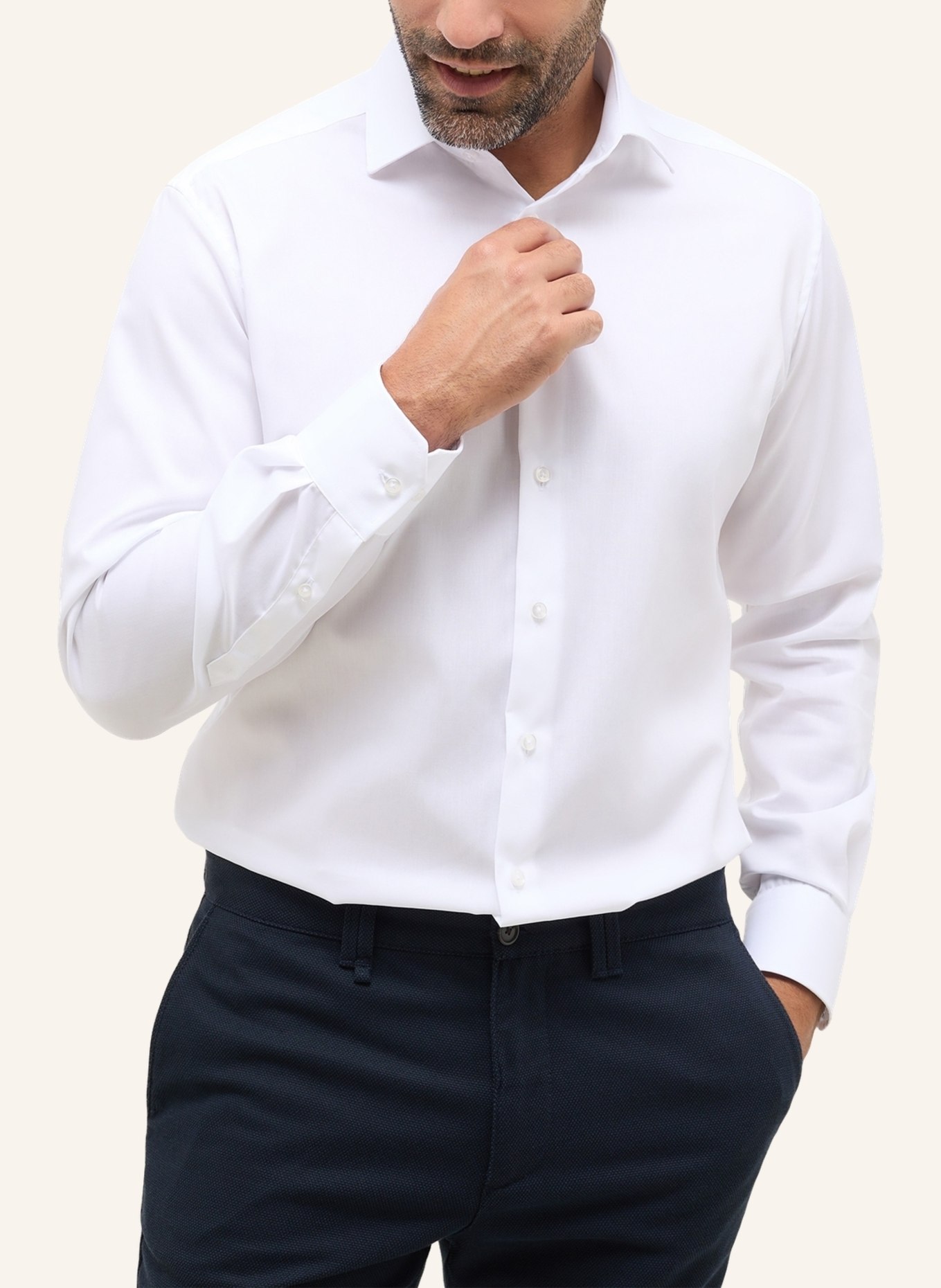 ETERNA Hemd MODERN FIT: WEISS