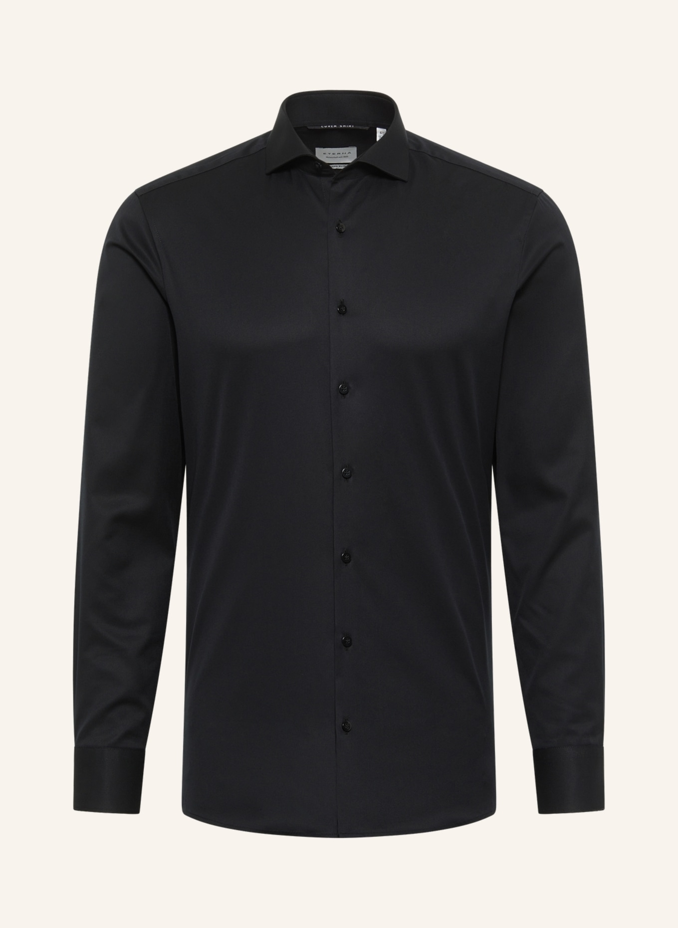 ETERNA Hemd SUPER SLIM: SCHWARZ