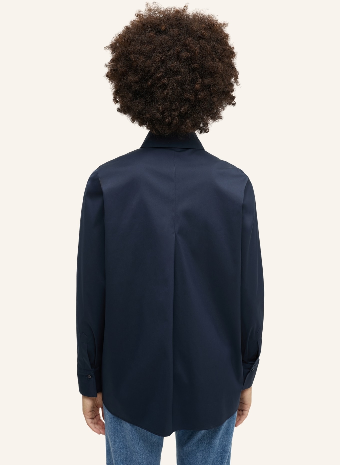 ETERNA Bluse LOOSE FIT, Farbe: DUNKELBLAU (Bild 2)