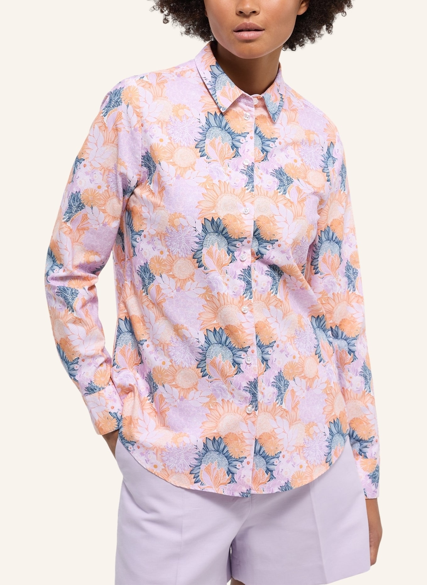 ETERNA Bluse REGULAR FIT, Farbe: ORANGE (Bild 4)