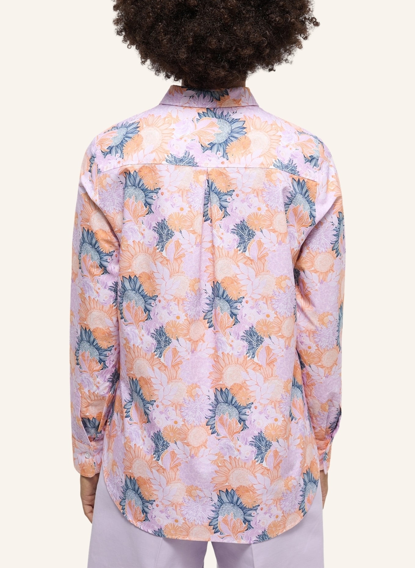 ETERNA Bluse REGULAR FIT, Farbe: ORANGE (Bild 2)