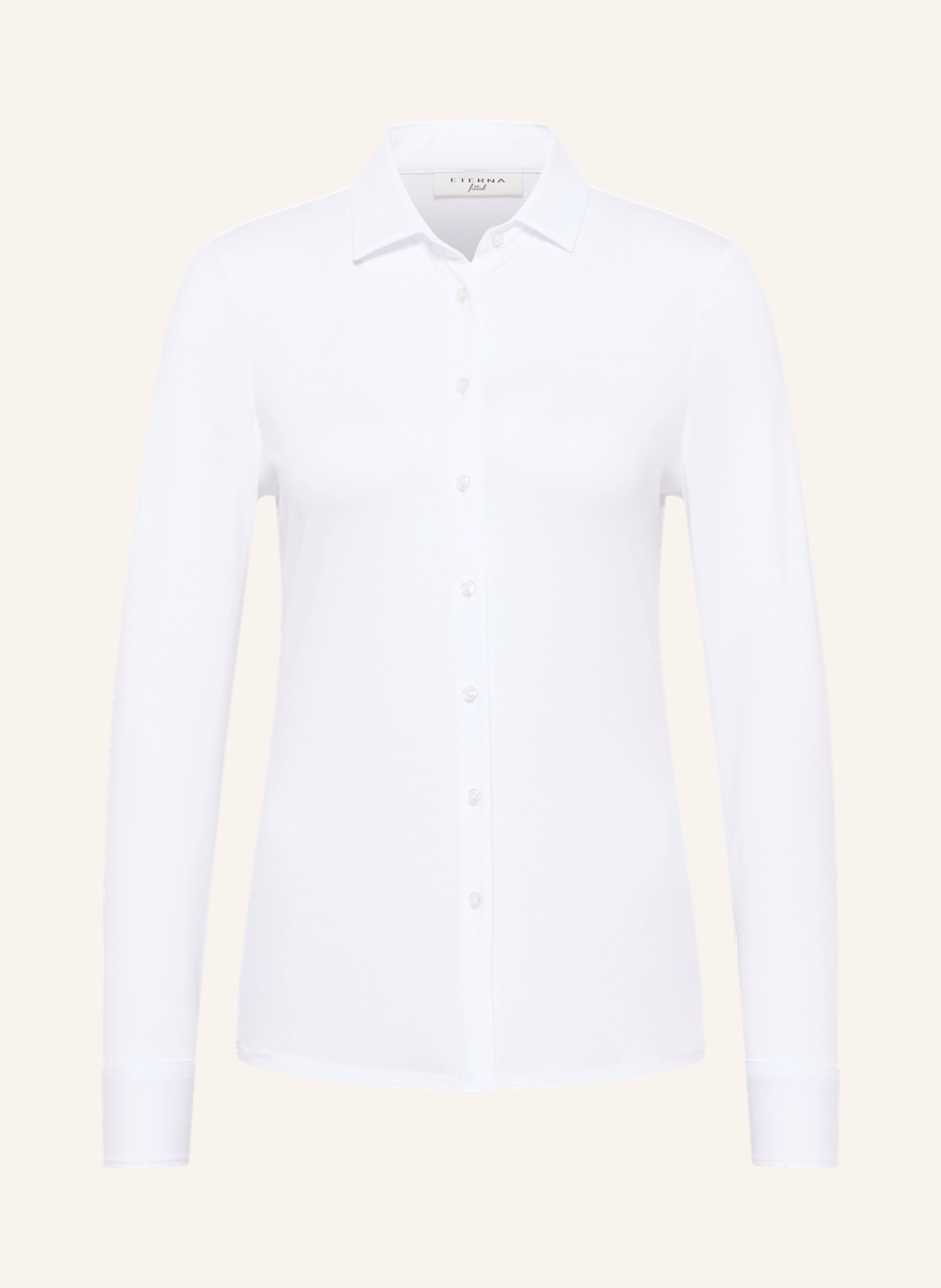 ETERNA in FITTED Bluse weiss