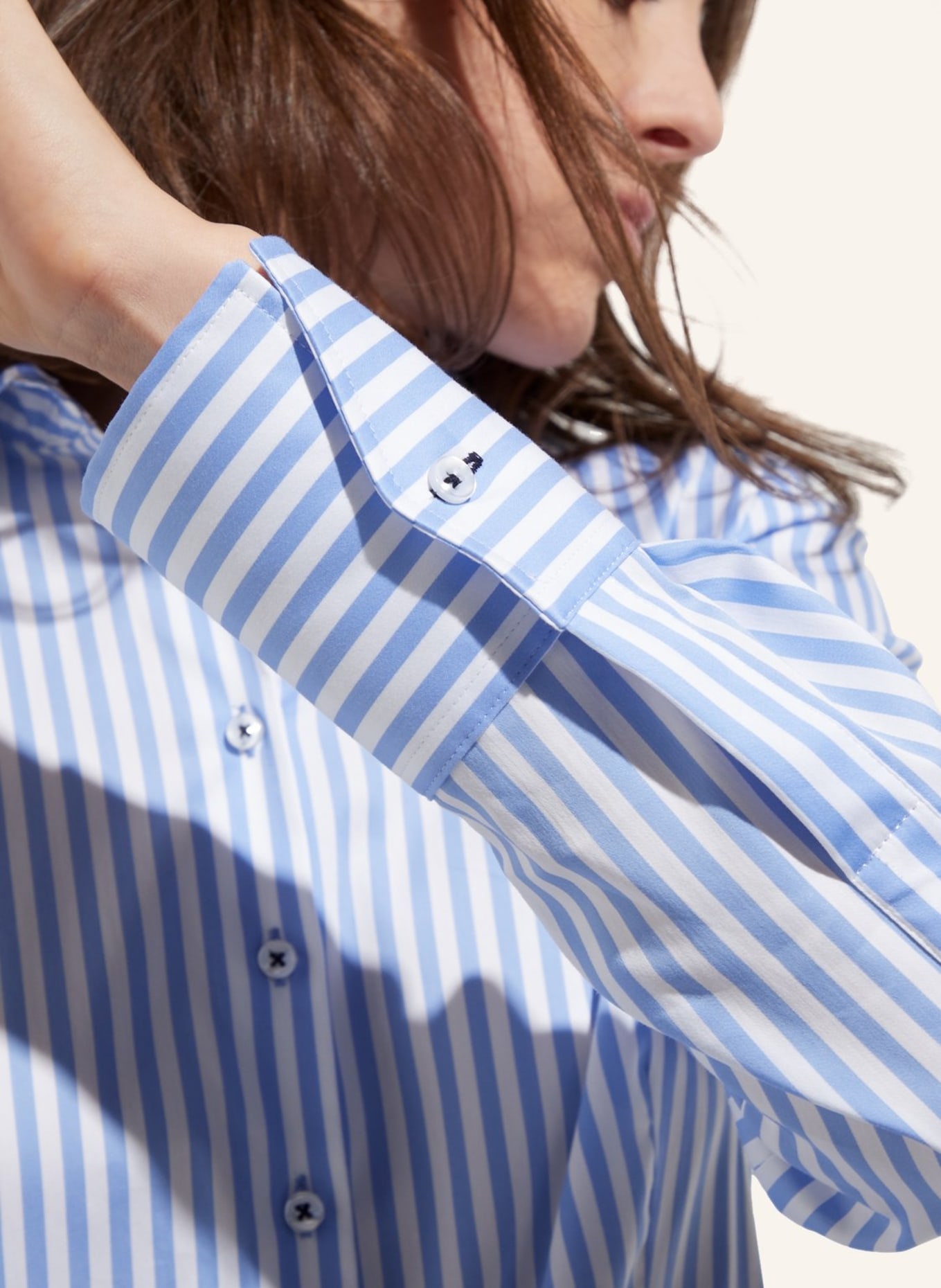 ETERNA Bluse REGULAR FIT, Farbe: HELLBLAU (Bild 3)