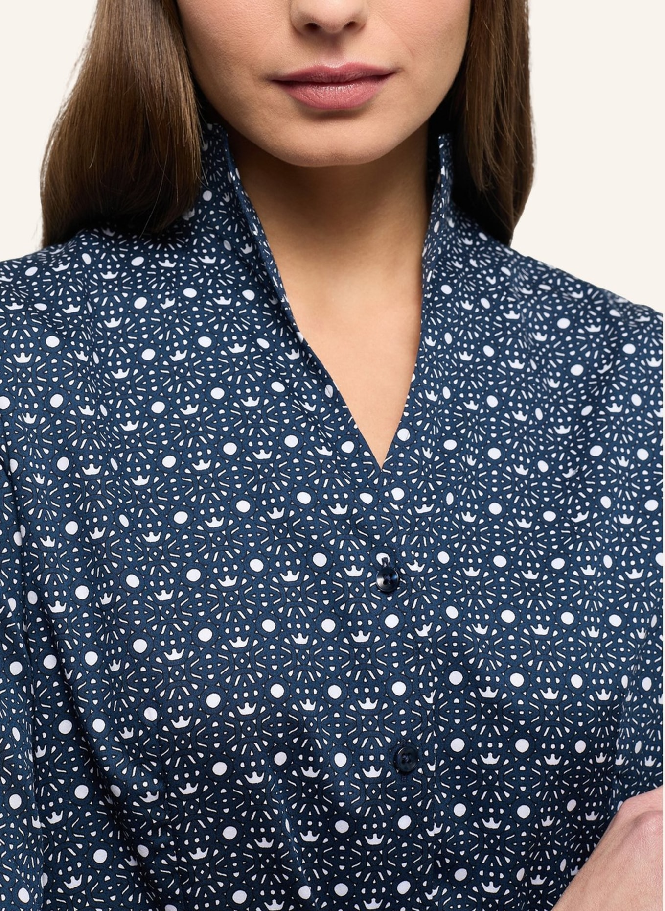 ETERNA Bluse REGULAR FIT, Farbe: BLAU (Bild 3)