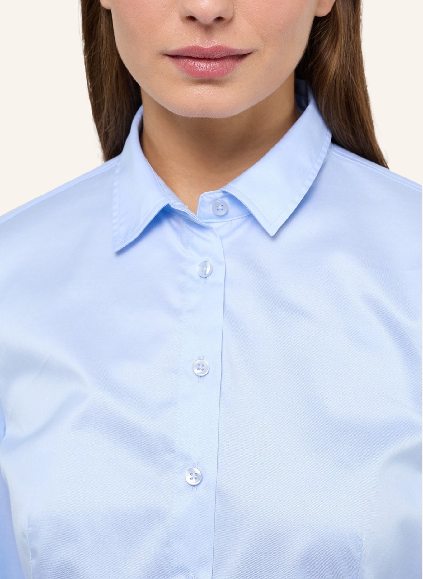 ETERNA Bluse FITTED, Farbe: HELLBLAU (Bild 3)