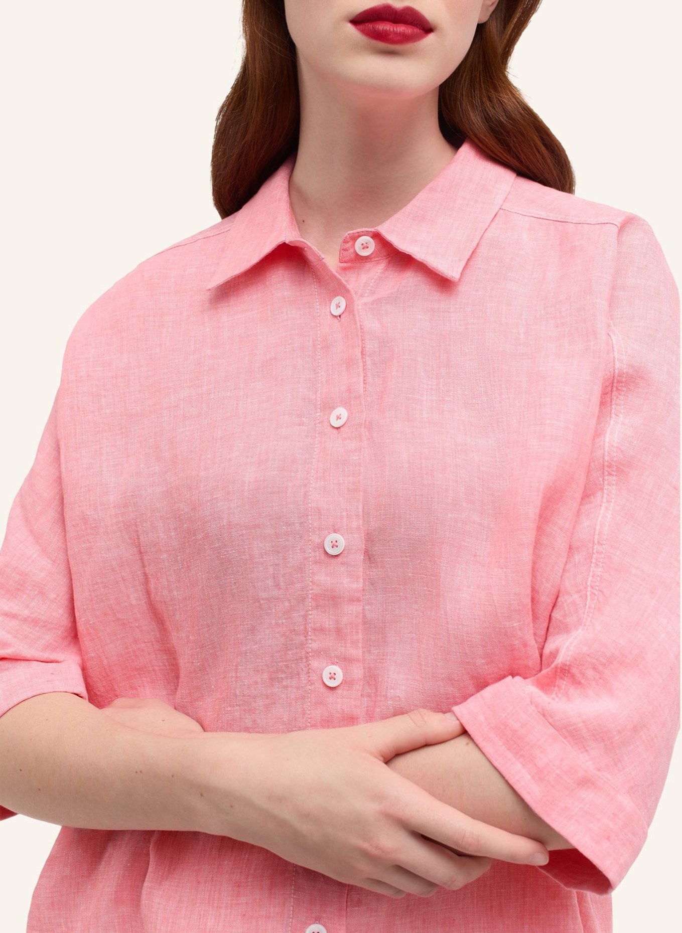 ETERNA Bluse OVERSIZE FIT, Farbe: ORANGE (Bild 3)