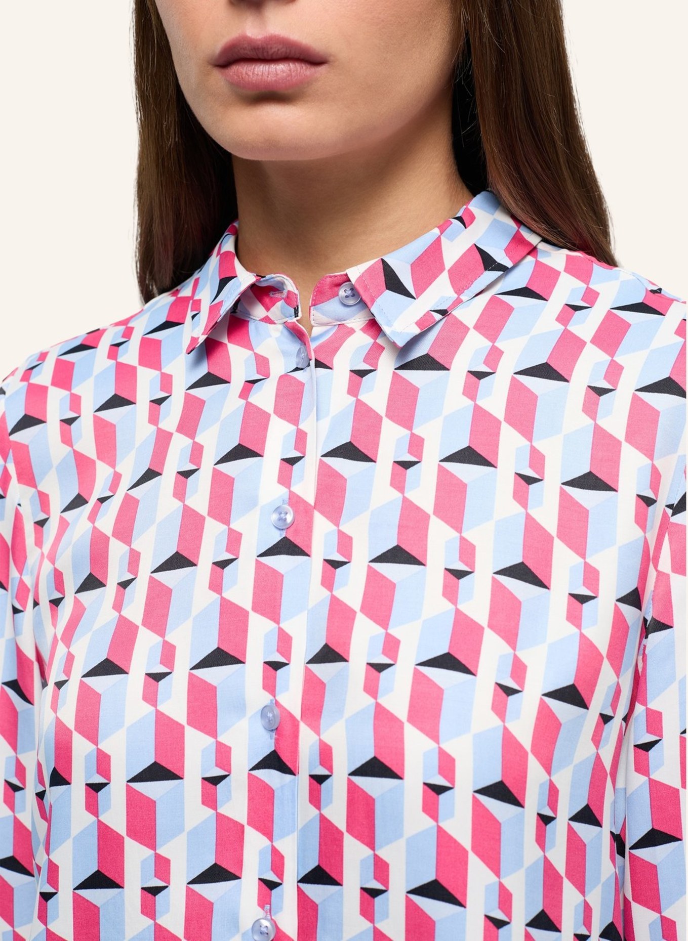 ETERNA Bluse REGULAR FIT, Farbe: BLAU (Bild 3)