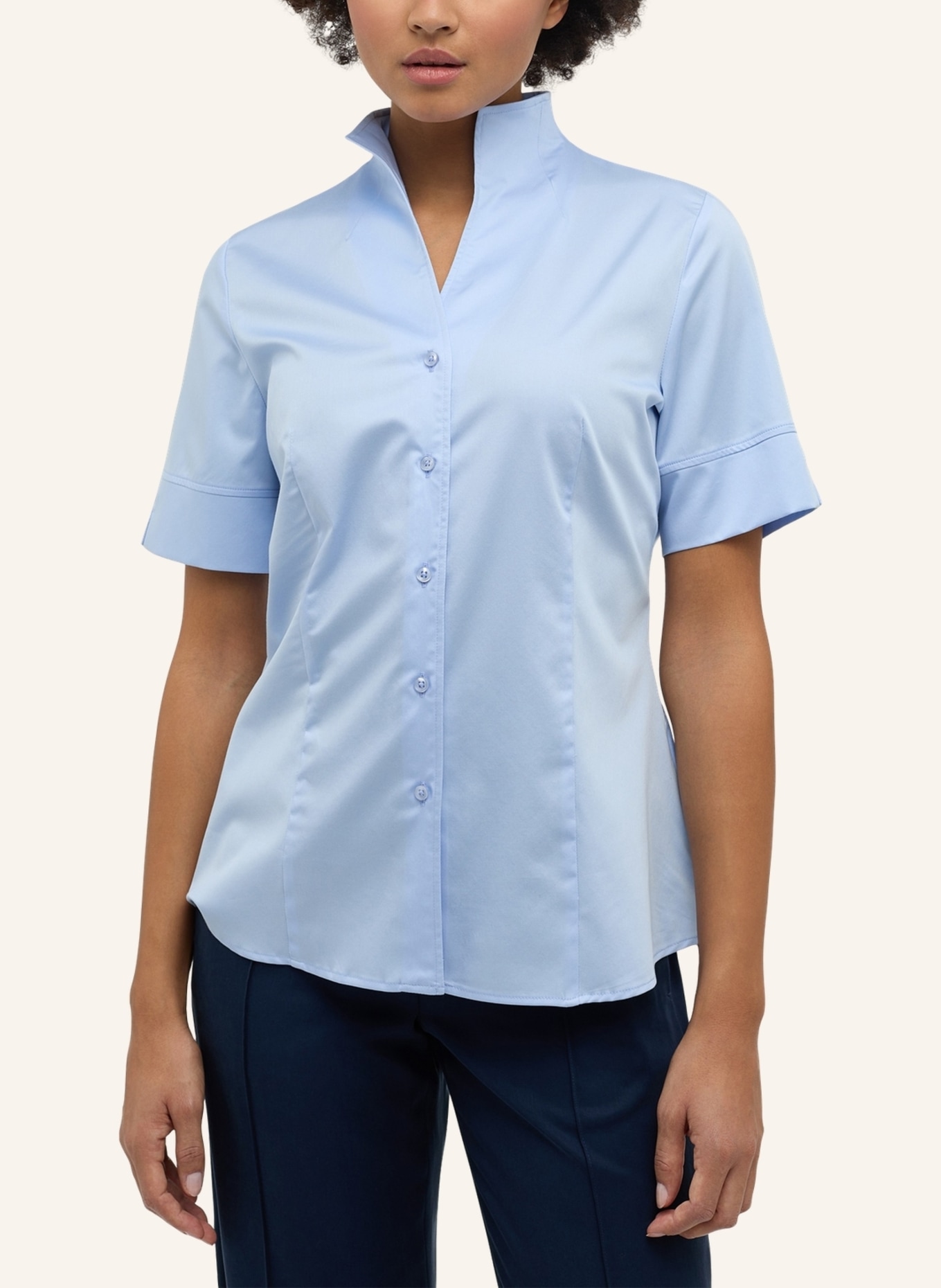 ETERNA Bluse REGULAR FIT, Farbe: HELLBLAU (Bild 5)