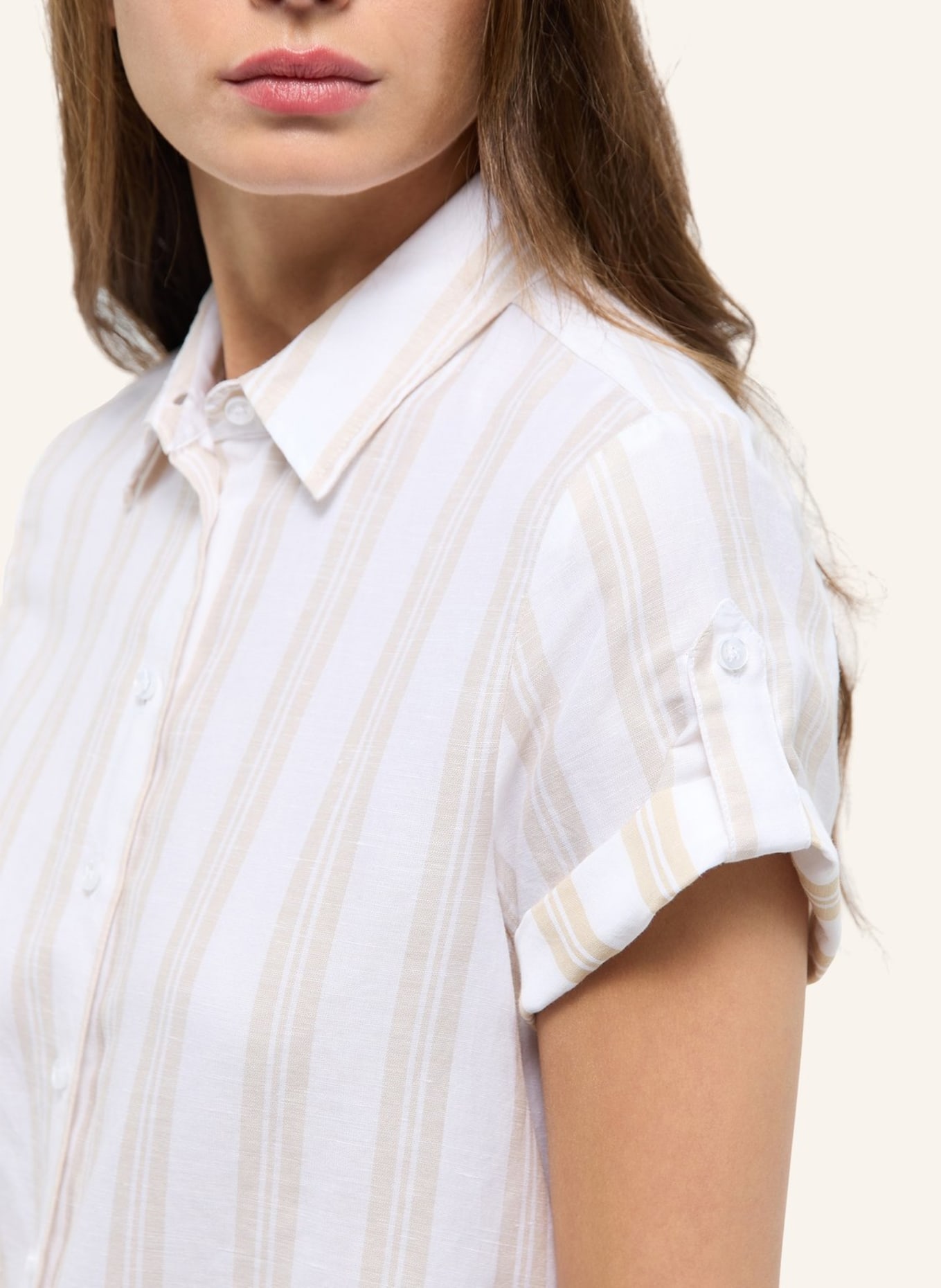 ETERNA Bluse REGULAR FIT, Farbe: BEIGE (Bild 3)