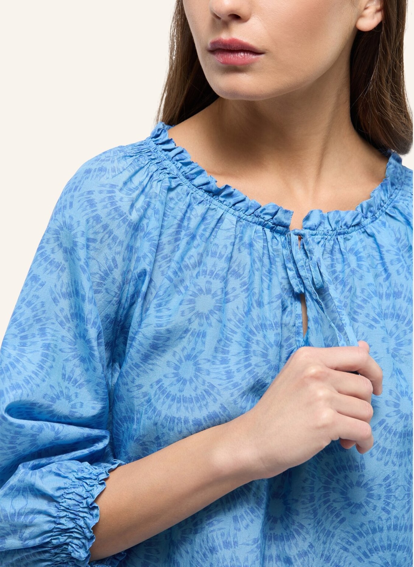 ETERNA Bluse LOOSE FIT, Farbe: GRÜN (Bild 3)