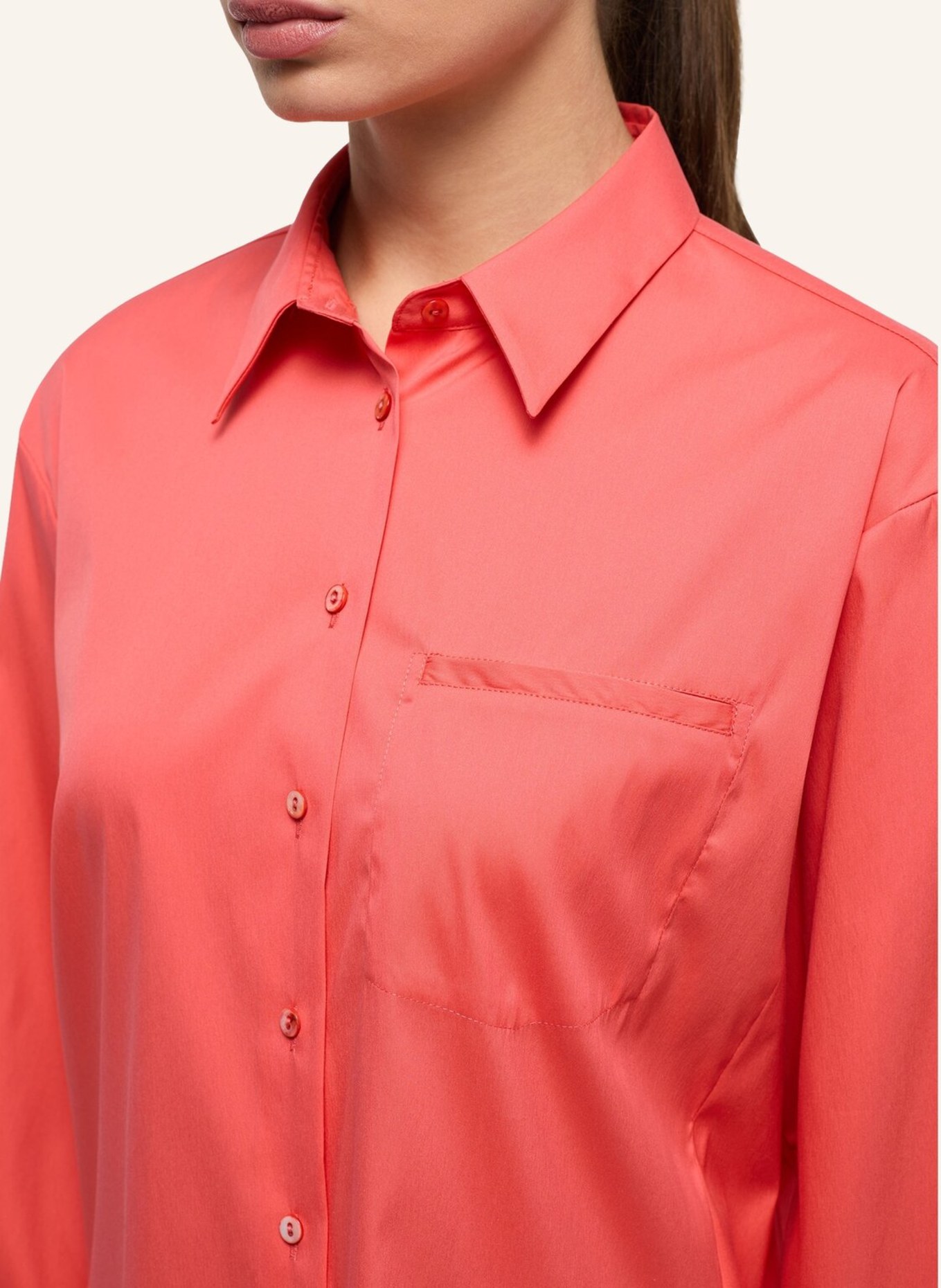 ETERNA Bluse LOOSE FIT, Farbe: ROT (Bild 3)