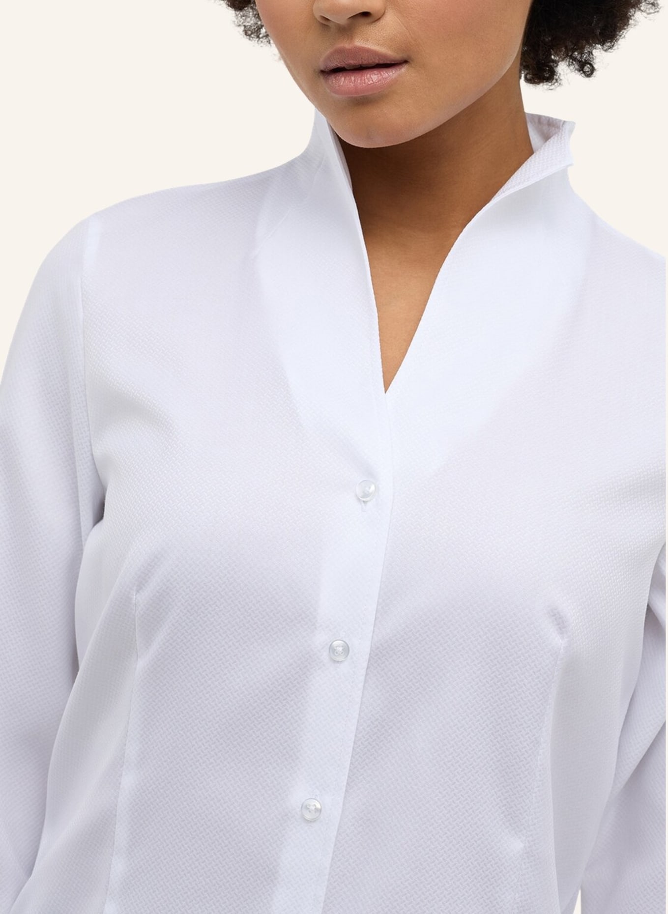 ETERNA Bluse REGULAR FIT, Farbe: WEISS (Bild 3)