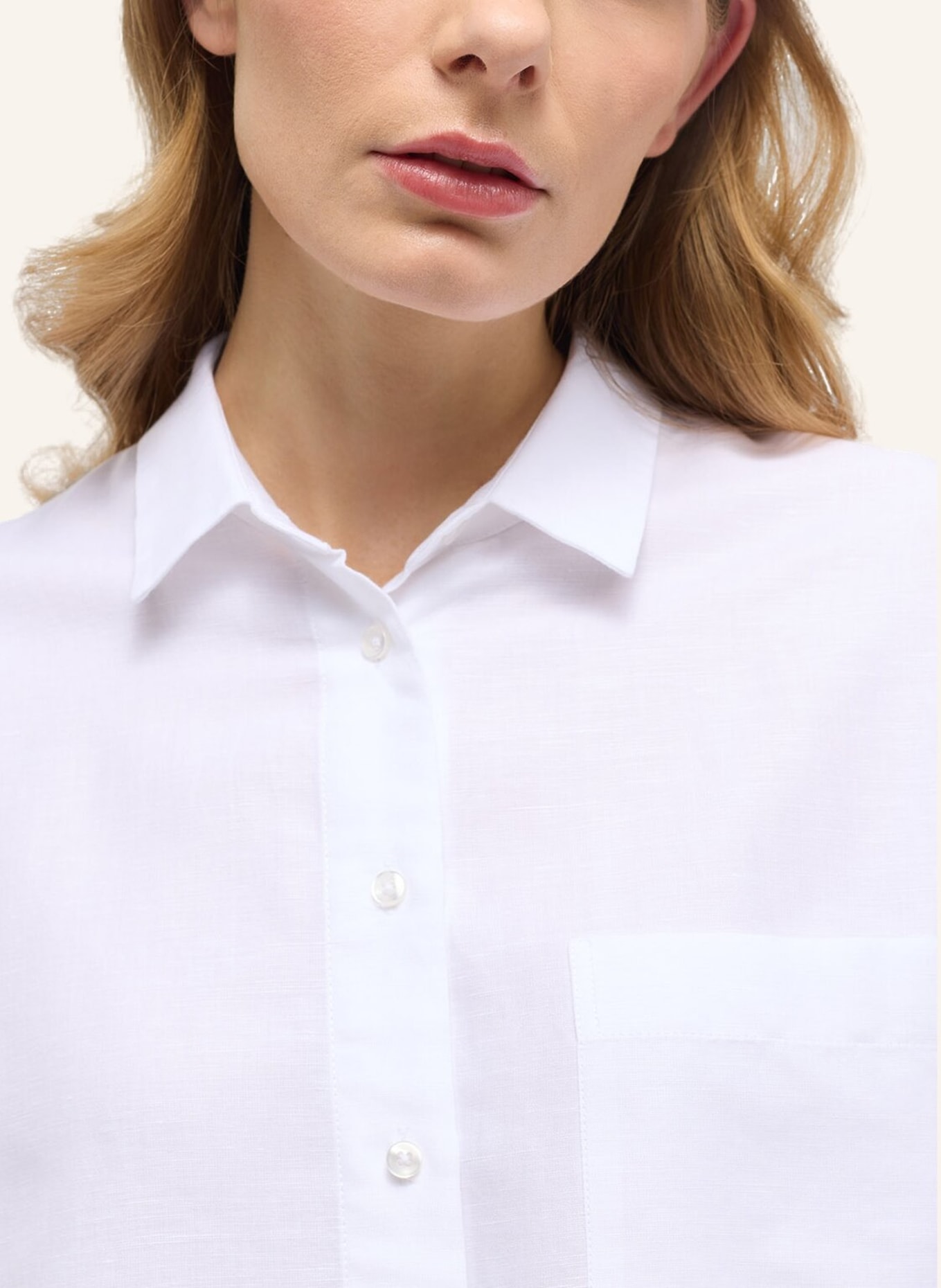 ETERNA Bluse OVERSIZE FIT, Farbe: WEISS (Bild 3)