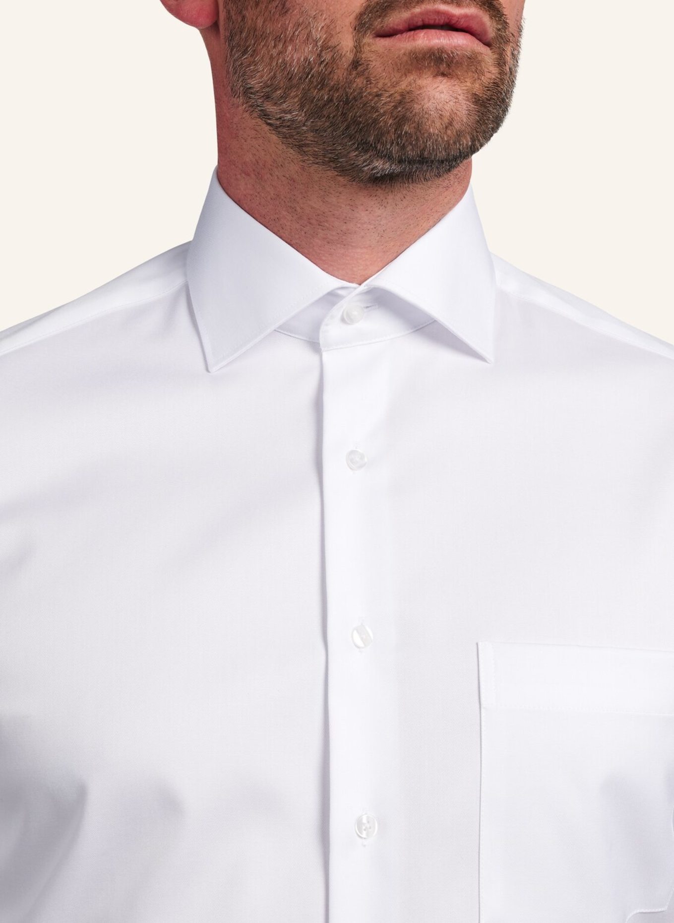 ETERNA Kurzarm-Hemd MODERN FIT: WEISS