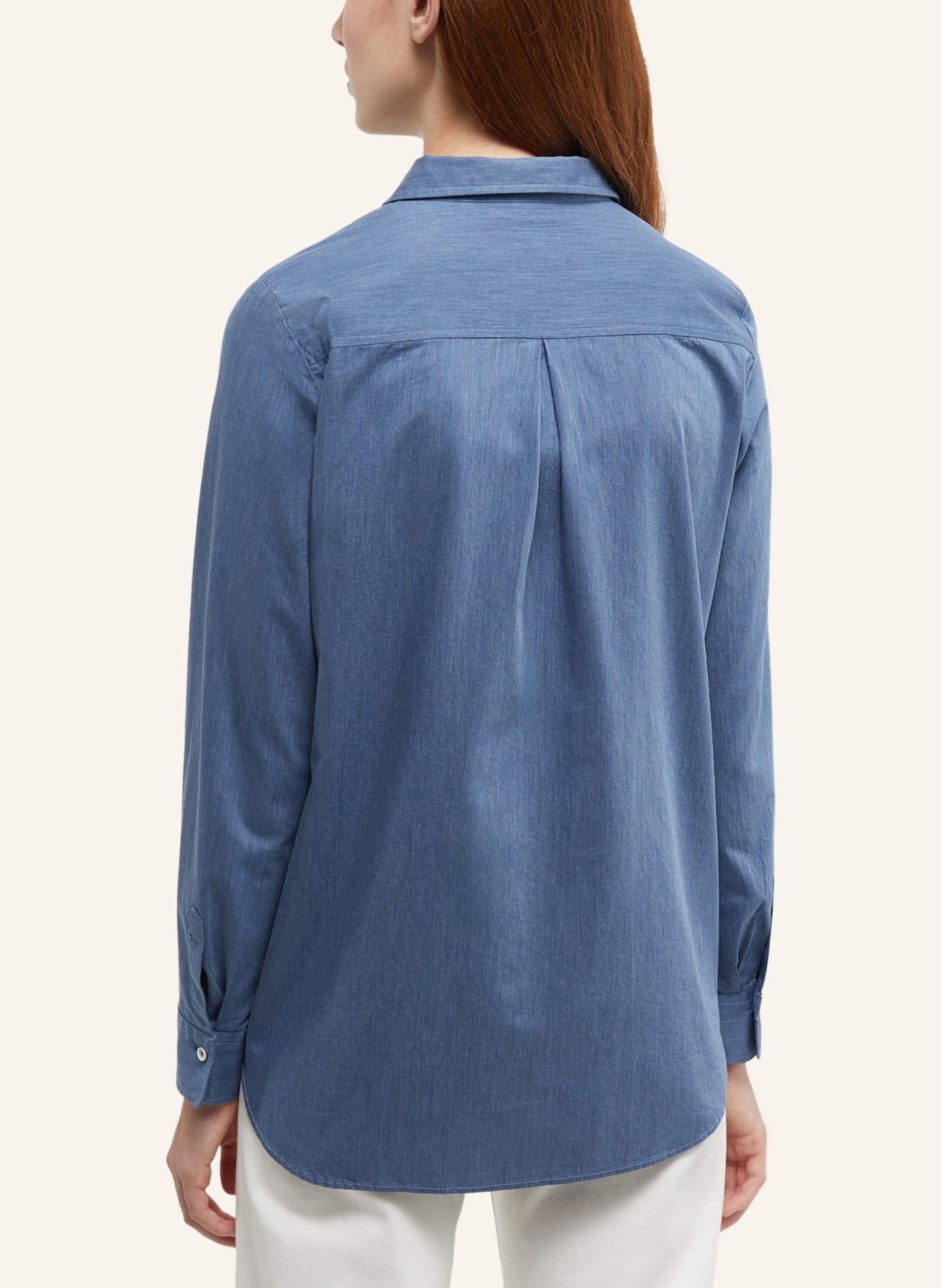 ETERNA Bluse REGULAR FIT, Farbe: BLAU (Bild 2)