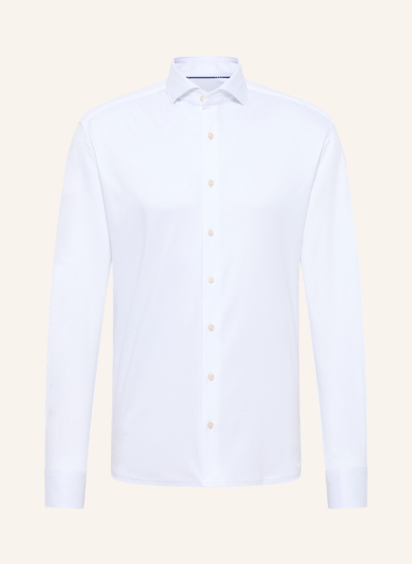 1863 by ETERNA Jerseyhemd Modern Fit: WEISS