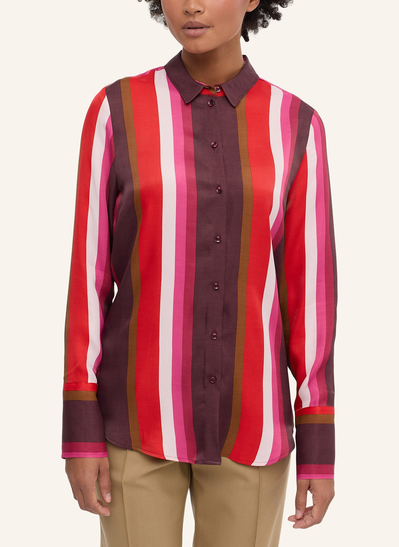 ETERNA Bluse REGULAR FIT: ROT