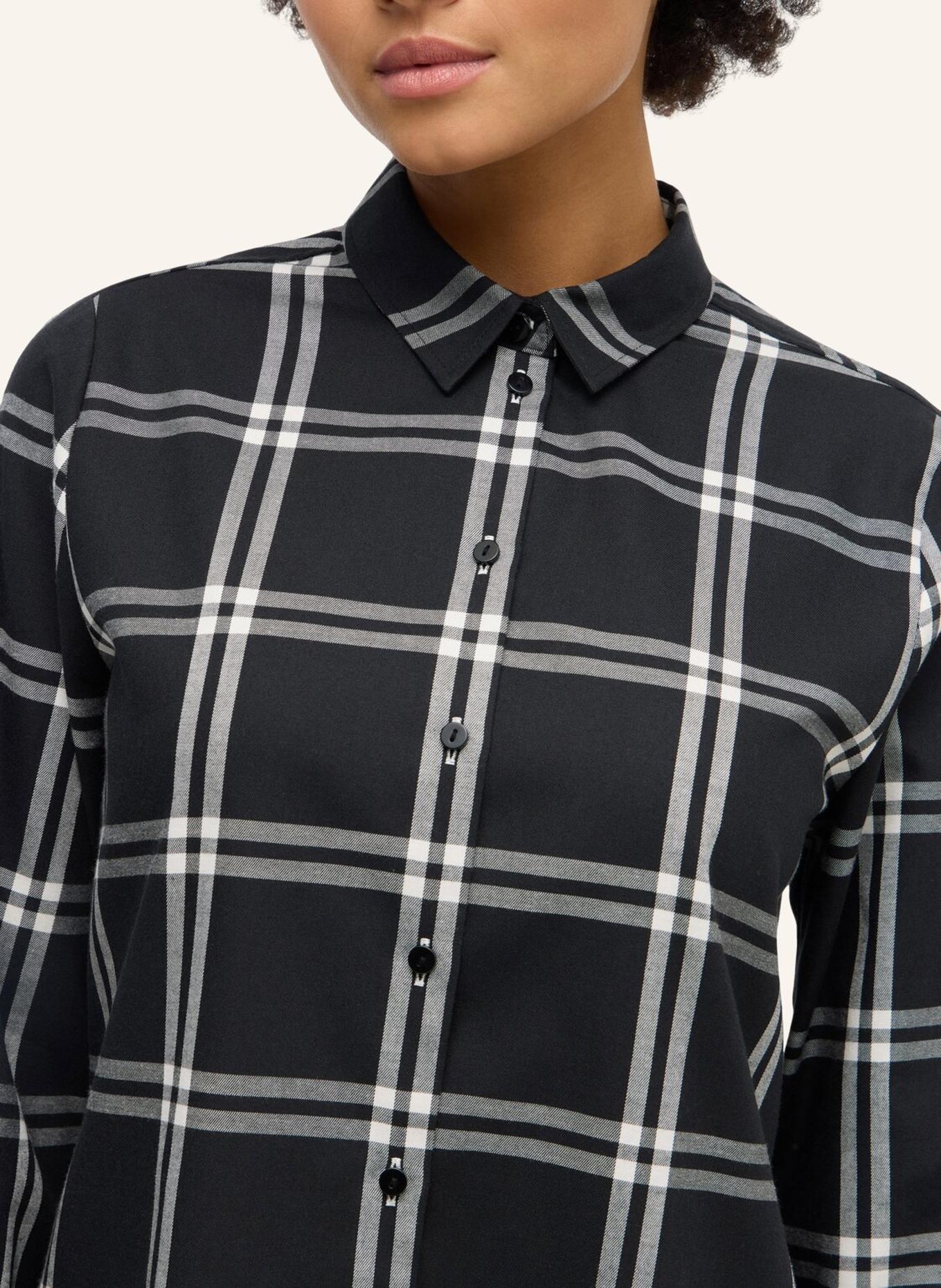 ETERNA Bluse REGULAR FIT: SCHWARZ