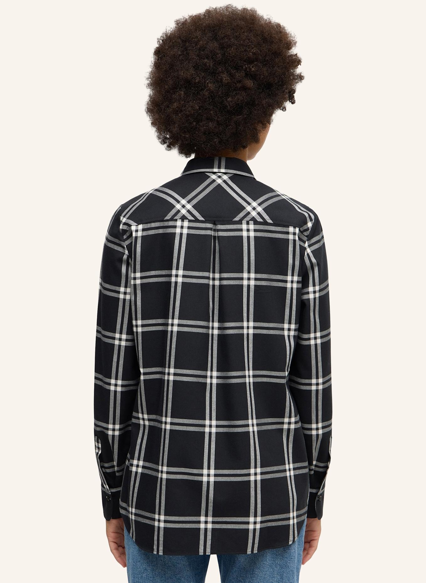 ETERNA Bluse REGULAR FIT: SCHWARZ