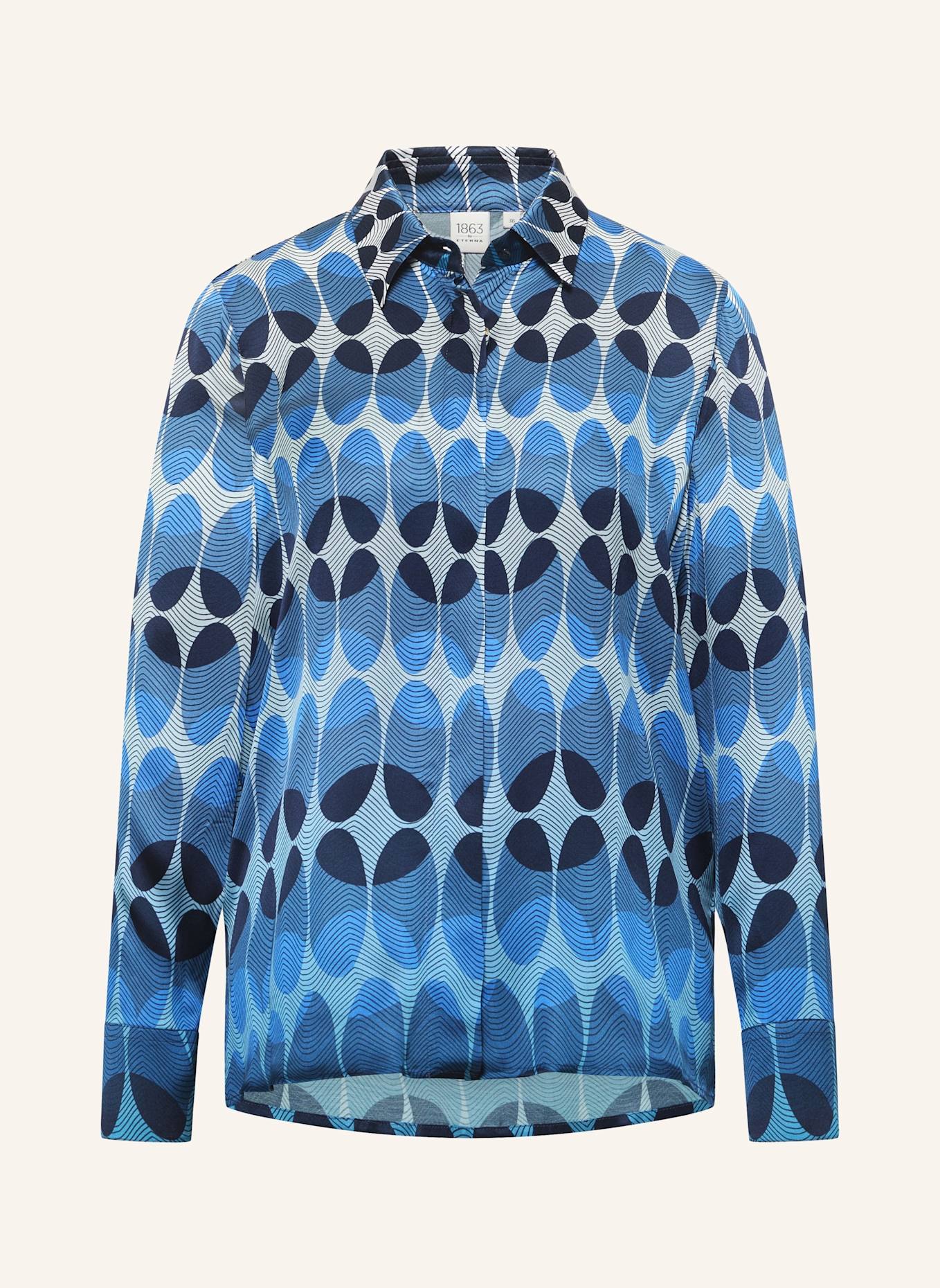 1863 by ETERNA Bluse LOOSE FIT: DUNKELBLAU