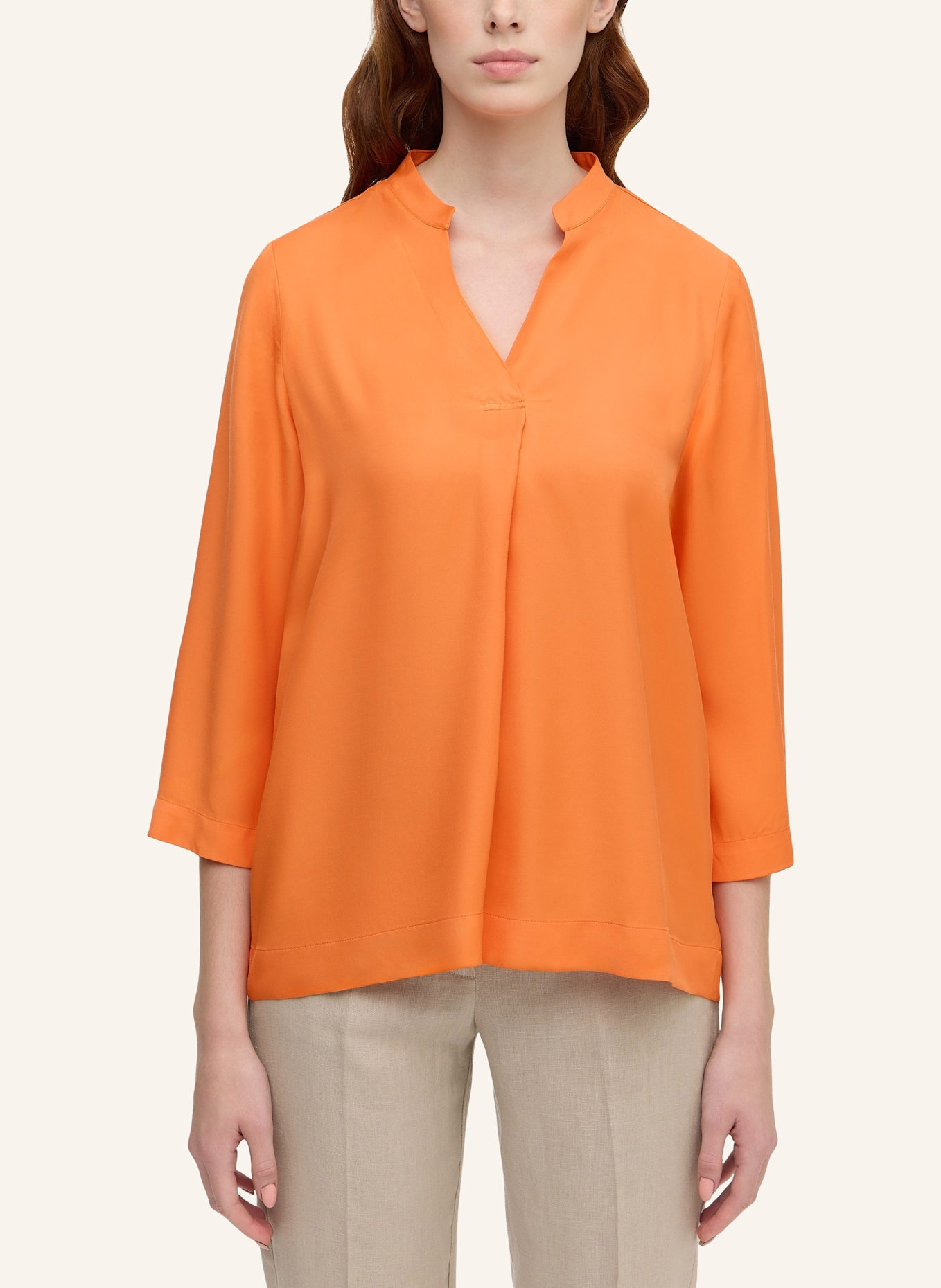 ETERNA Bluse LOOSE FIT: ORANGE
