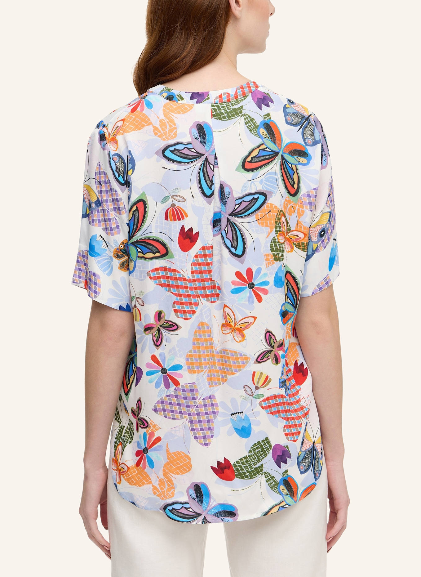 ETERNA Bluse LOOSE FIT: HELLBLAU