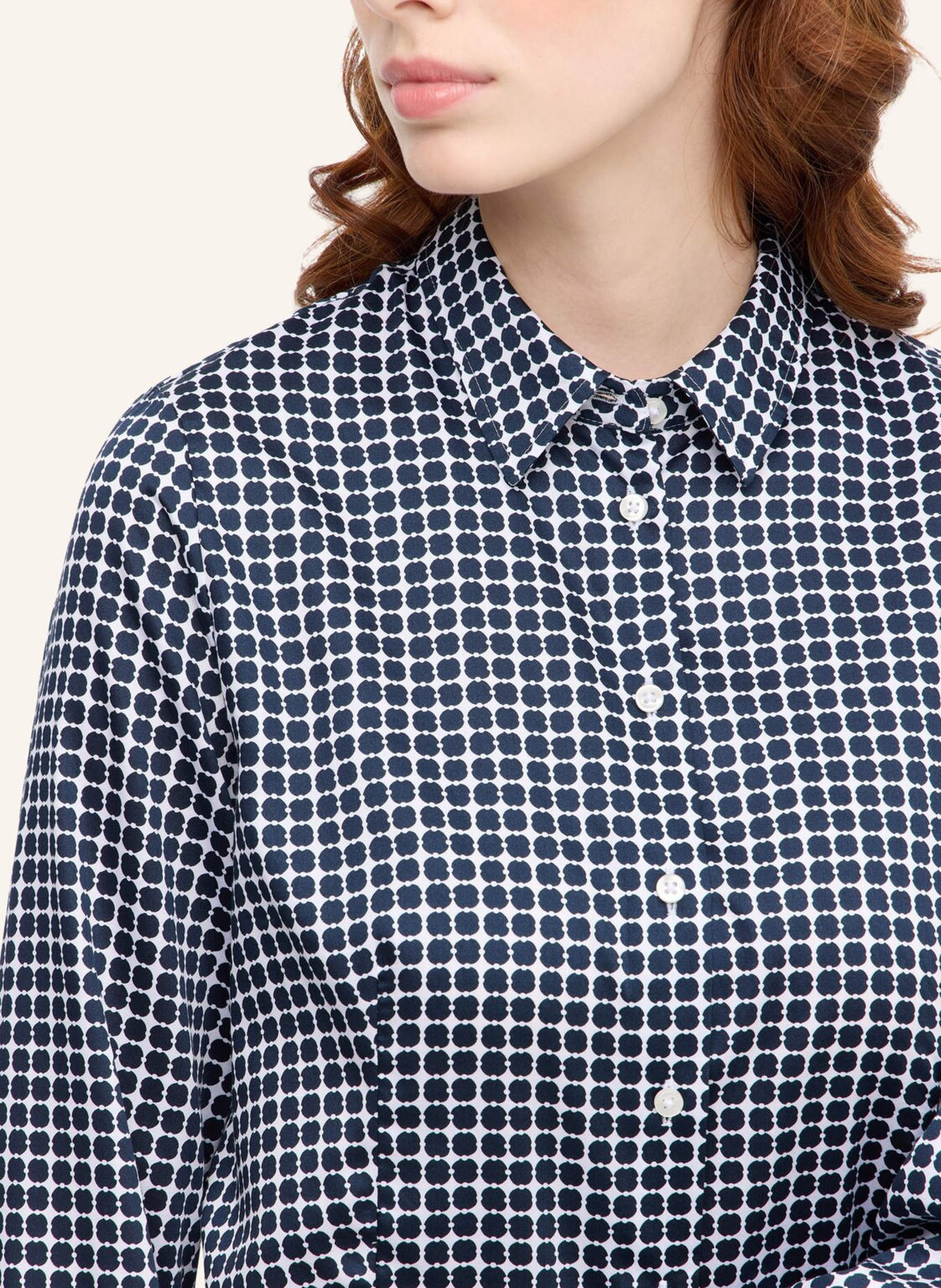 ETERNA Bluse REGULAR FIT: DUNKELBLAU