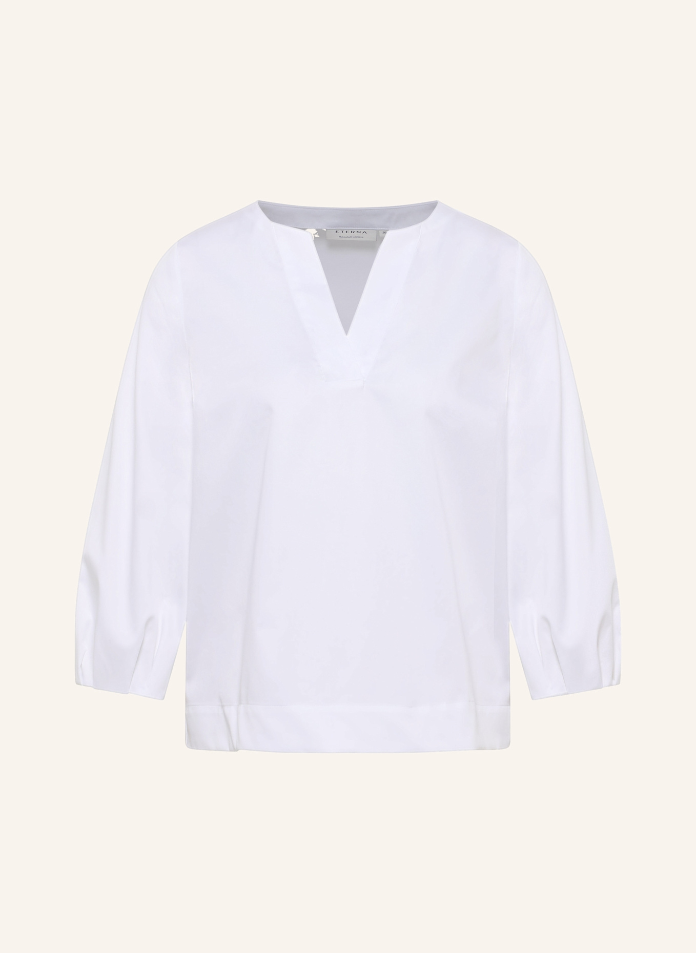 ETERNA Bluse LOOSE FIT: WEISS