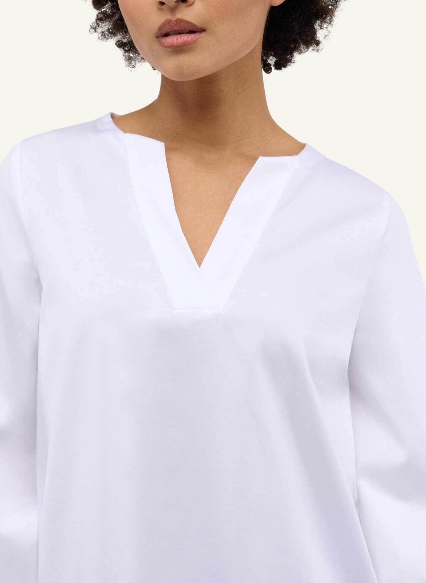 ETERNA Bluse LOOSE FIT: WEISS
