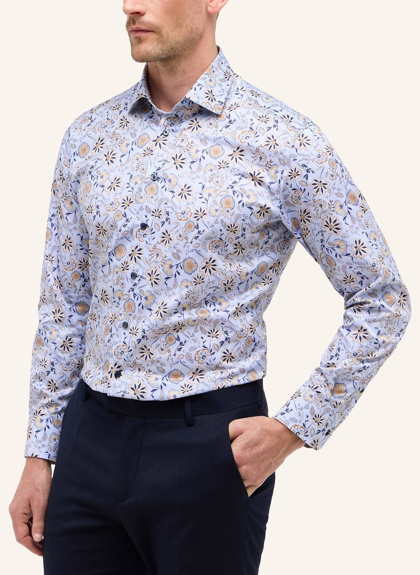 1863 by ETERNA Hemd MODERN FIT: HELLBLAU