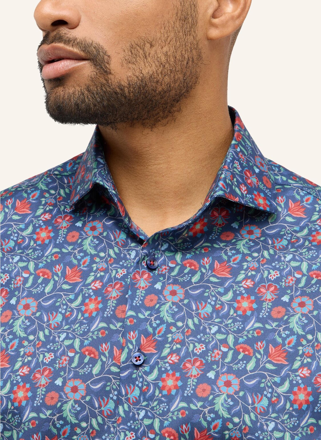 ETERNA Hemd MODERN FIT: BLAU