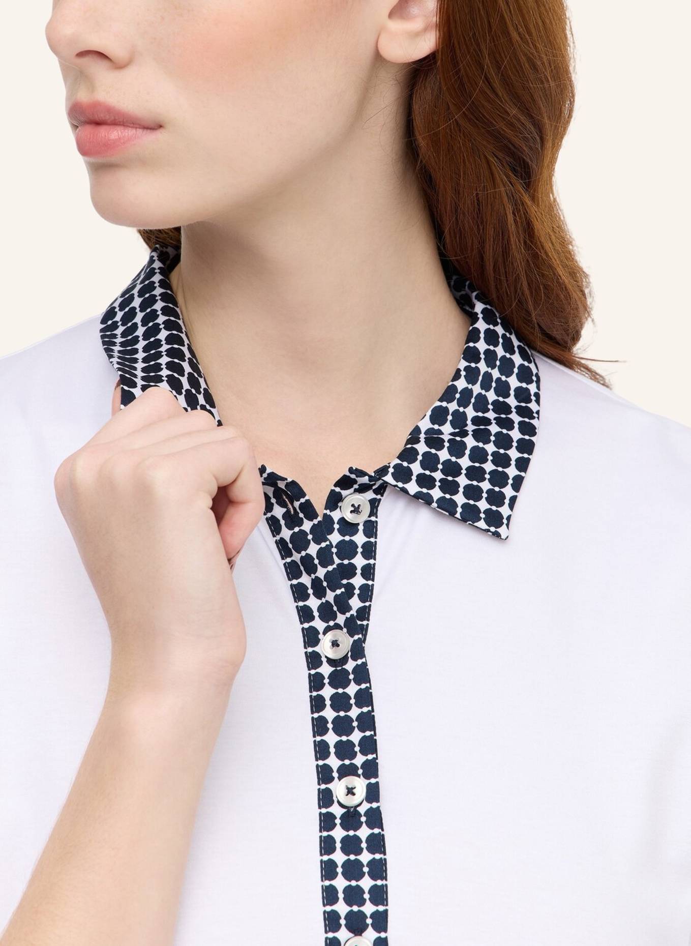 ETERNA Poloshirt REGULAR FIT: WEISS