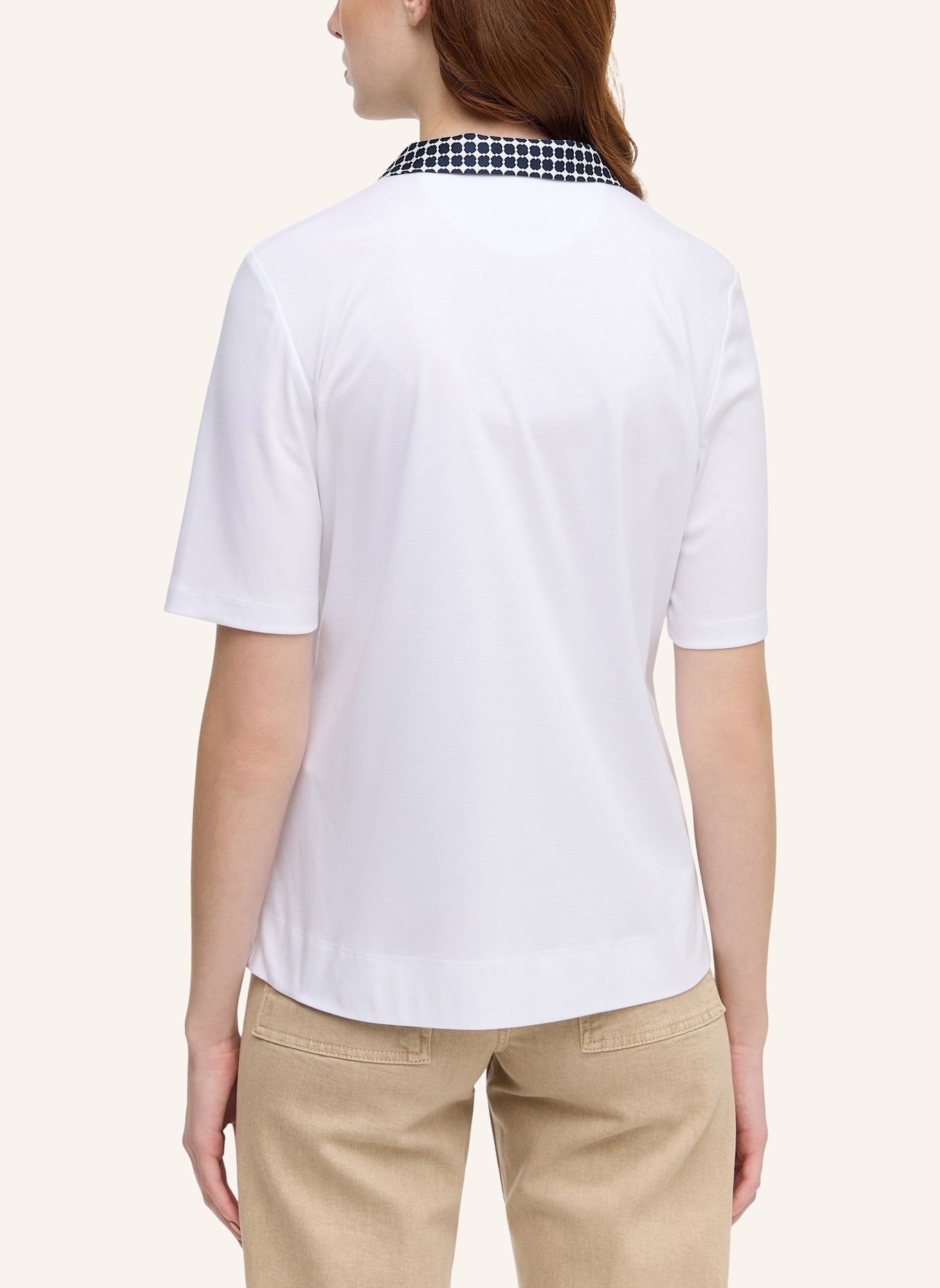 ETERNA Poloshirt REGULAR FIT: WEISS