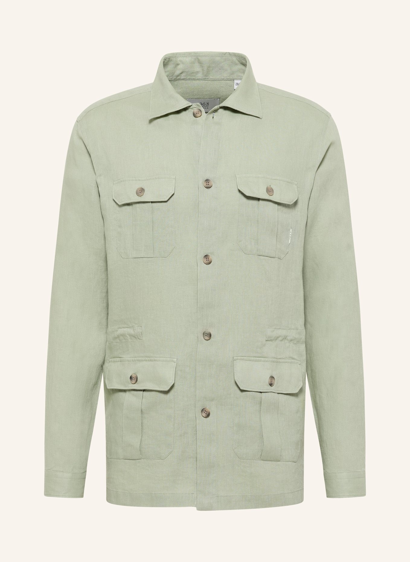 1863 by ETERNA Hemd MODERN FIT: GRÜN