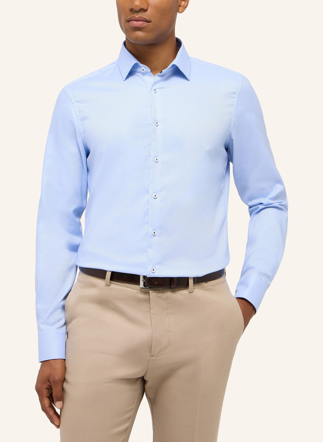 ETERNA Hemd SLIM FIT: HELLBLAU