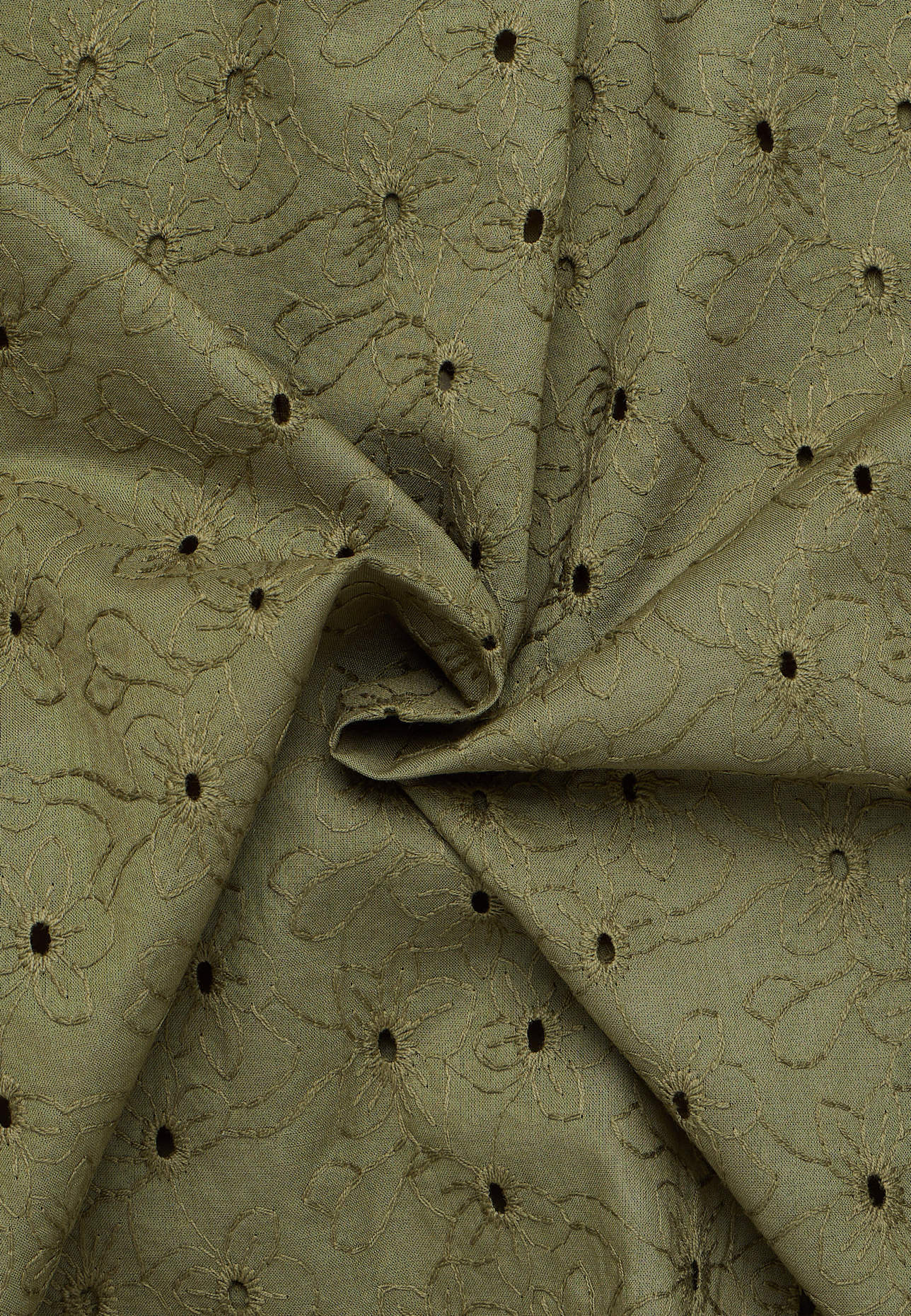 ETERNA Bluse REGULAR FIT: OLIV