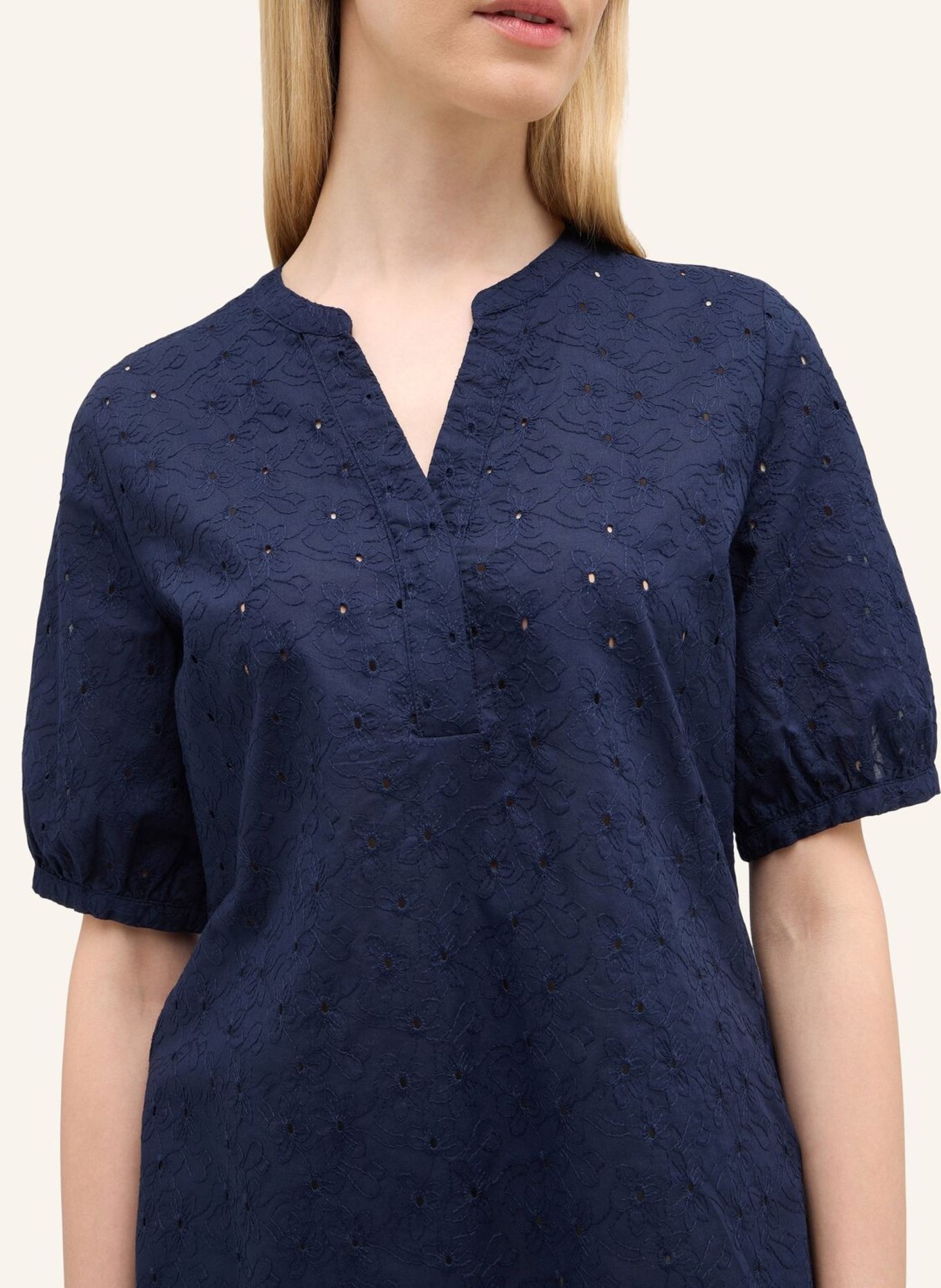 ETERNA Bluse REGULAR FIT: DUNKELBLAU