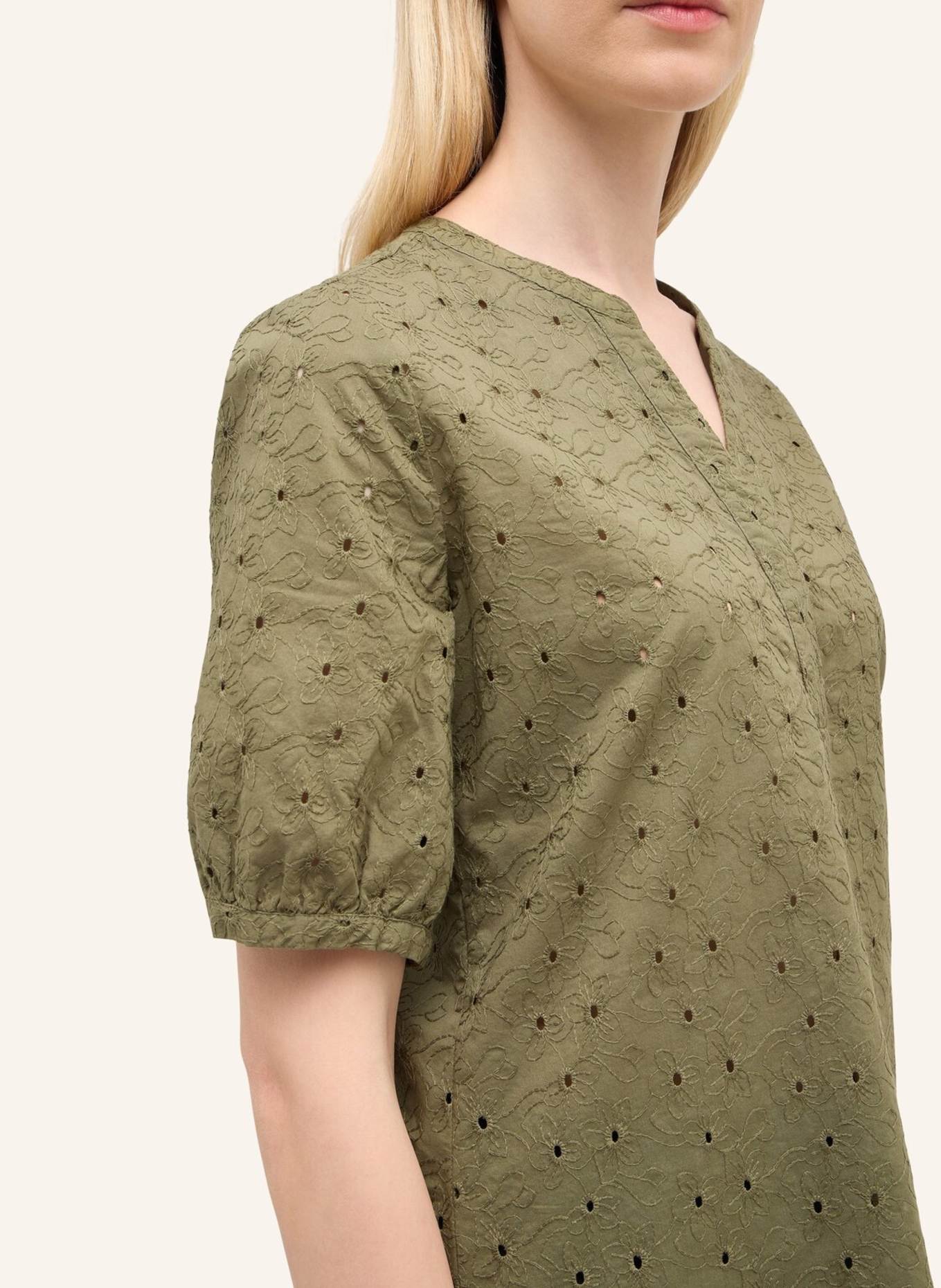 ETERNA Bluse REGULAR FIT: OLIV